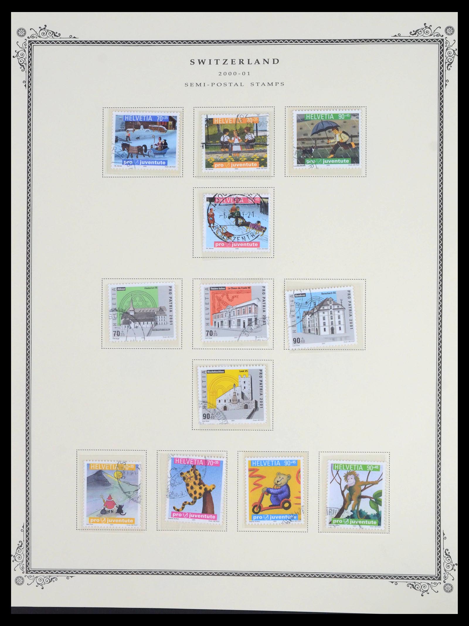 39575 0289 - Stamp collection 39575 Switzerland 1854-2014.