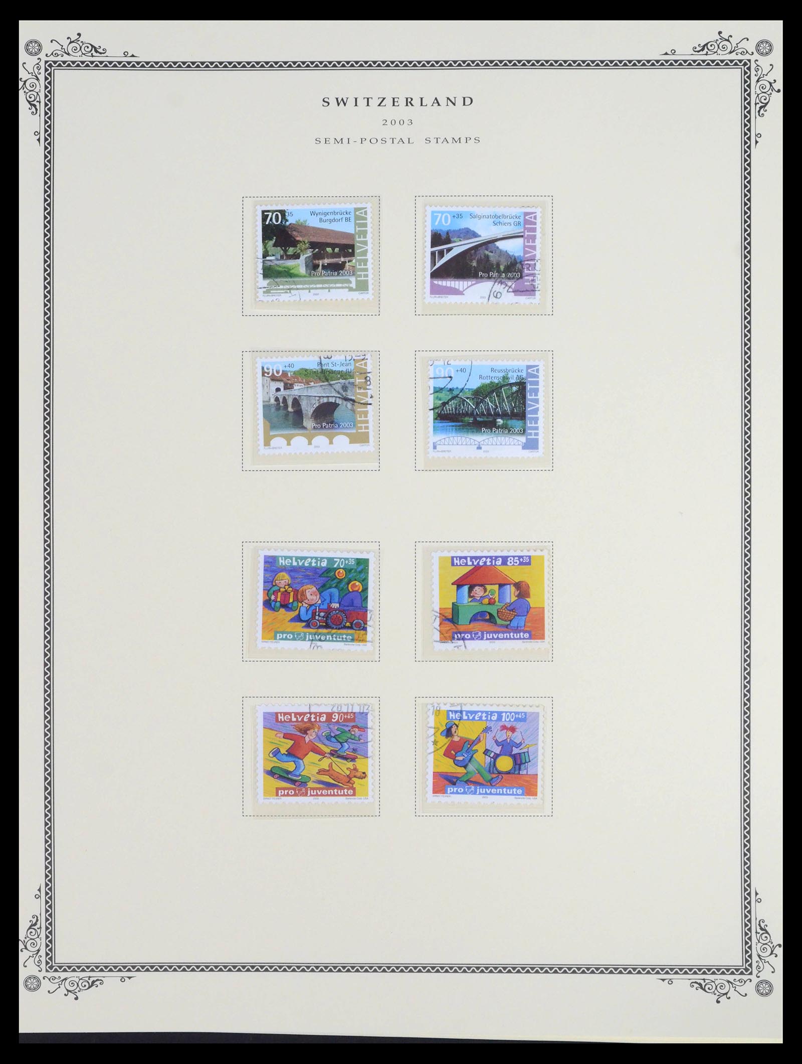 39575 0291 - Stamp collection 39575 Switzerland 1854-2014.