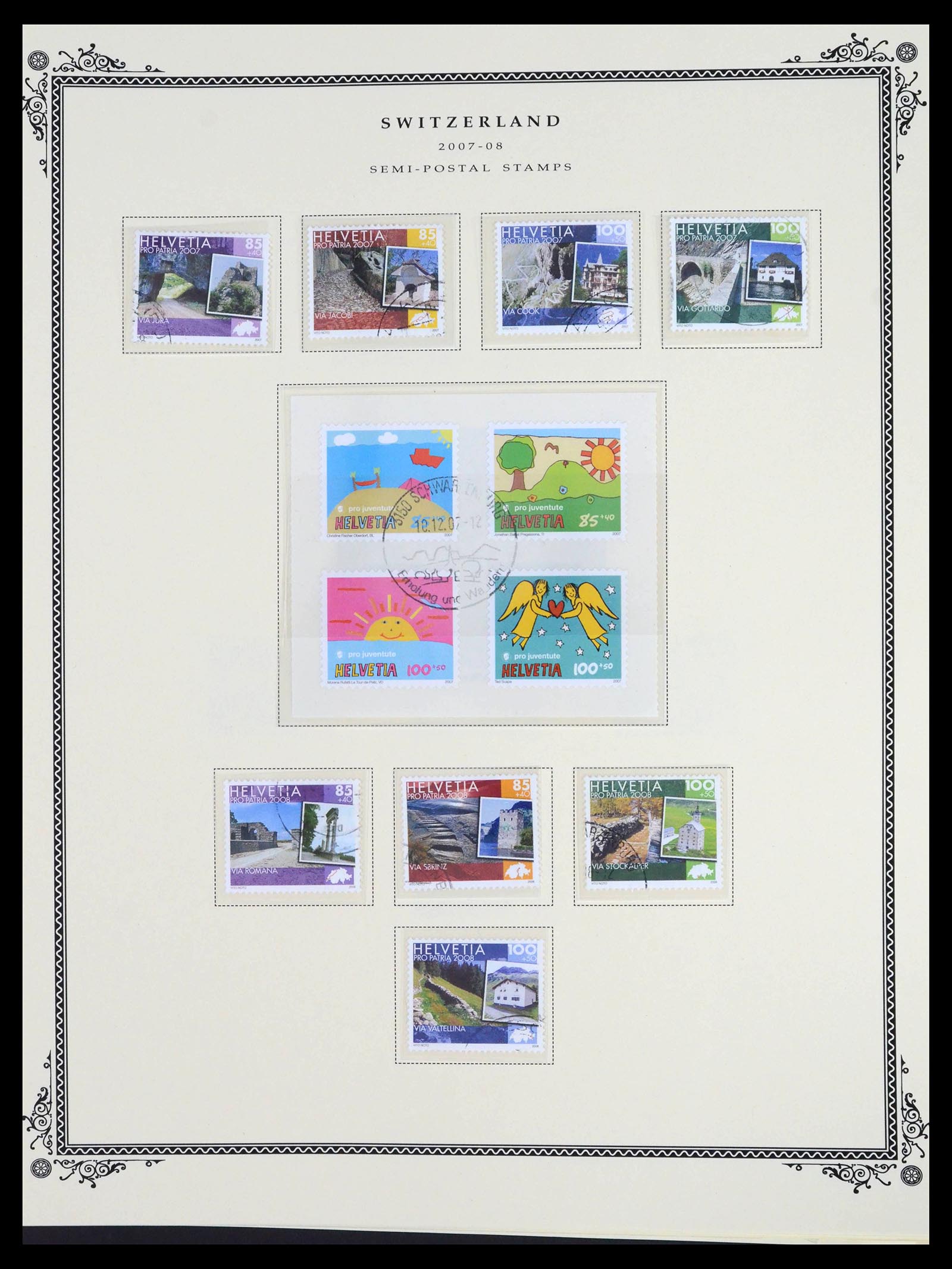 39575 0296 - Stamp collection 39575 Switzerland 1854-2014.