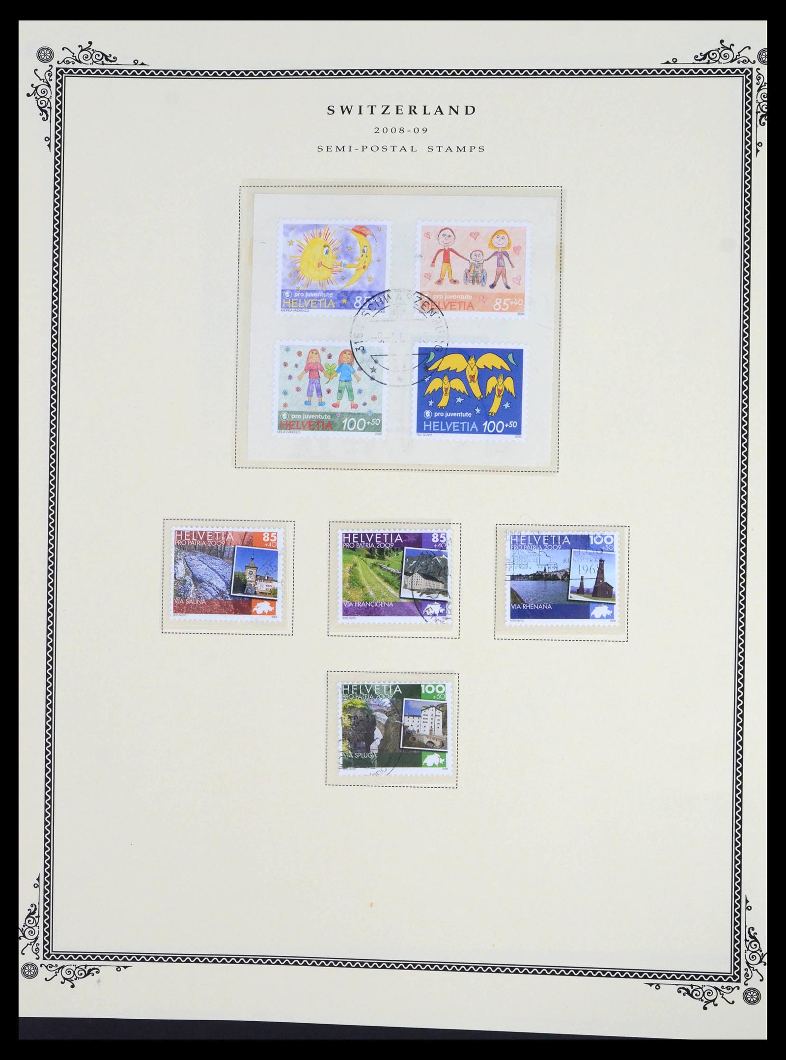 39575 0297 - Stamp collection 39575 Switzerland 1854-2014.