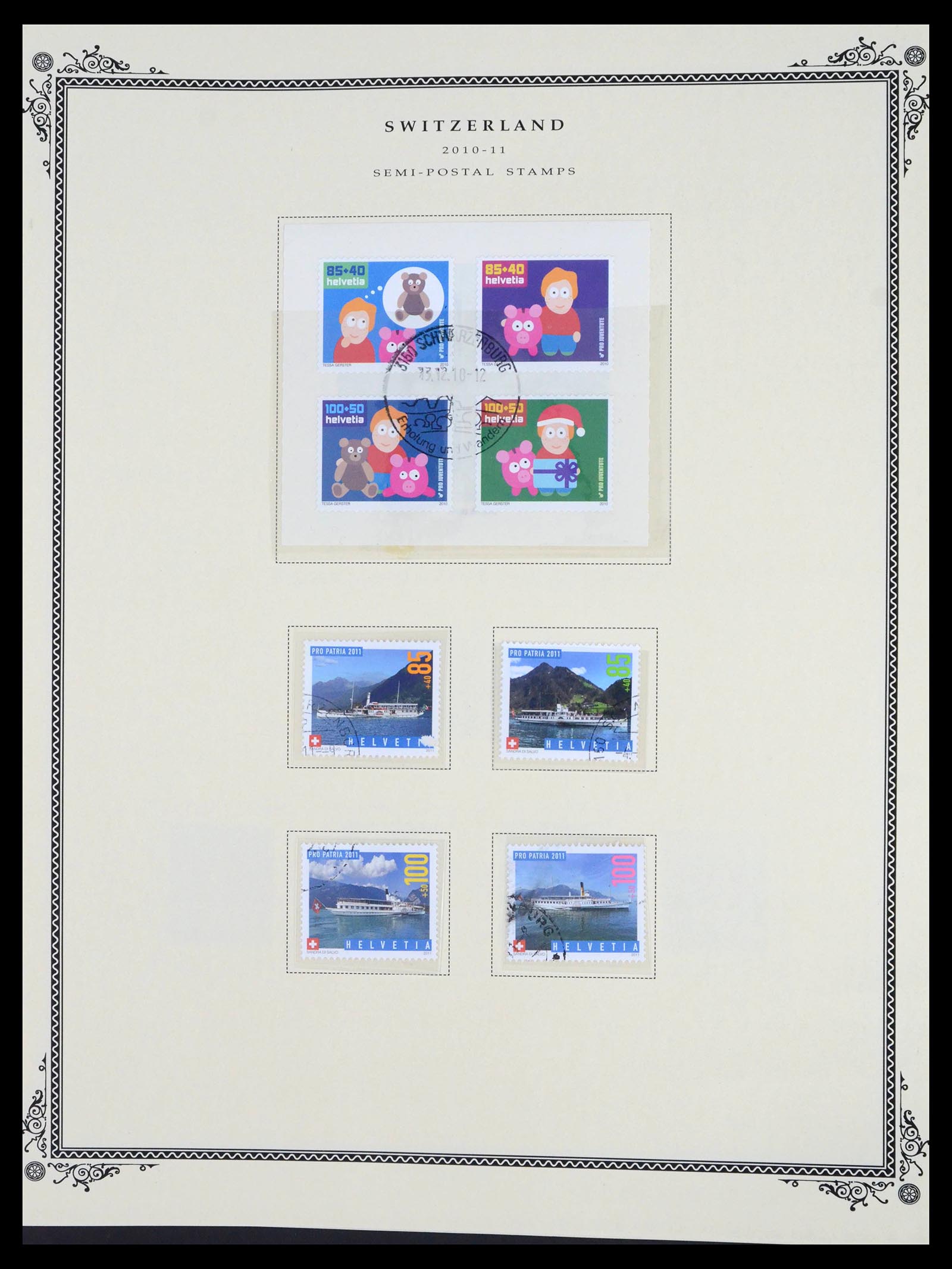 39575 0300 - Stamp collection 39575 Switzerland 1854-2014.