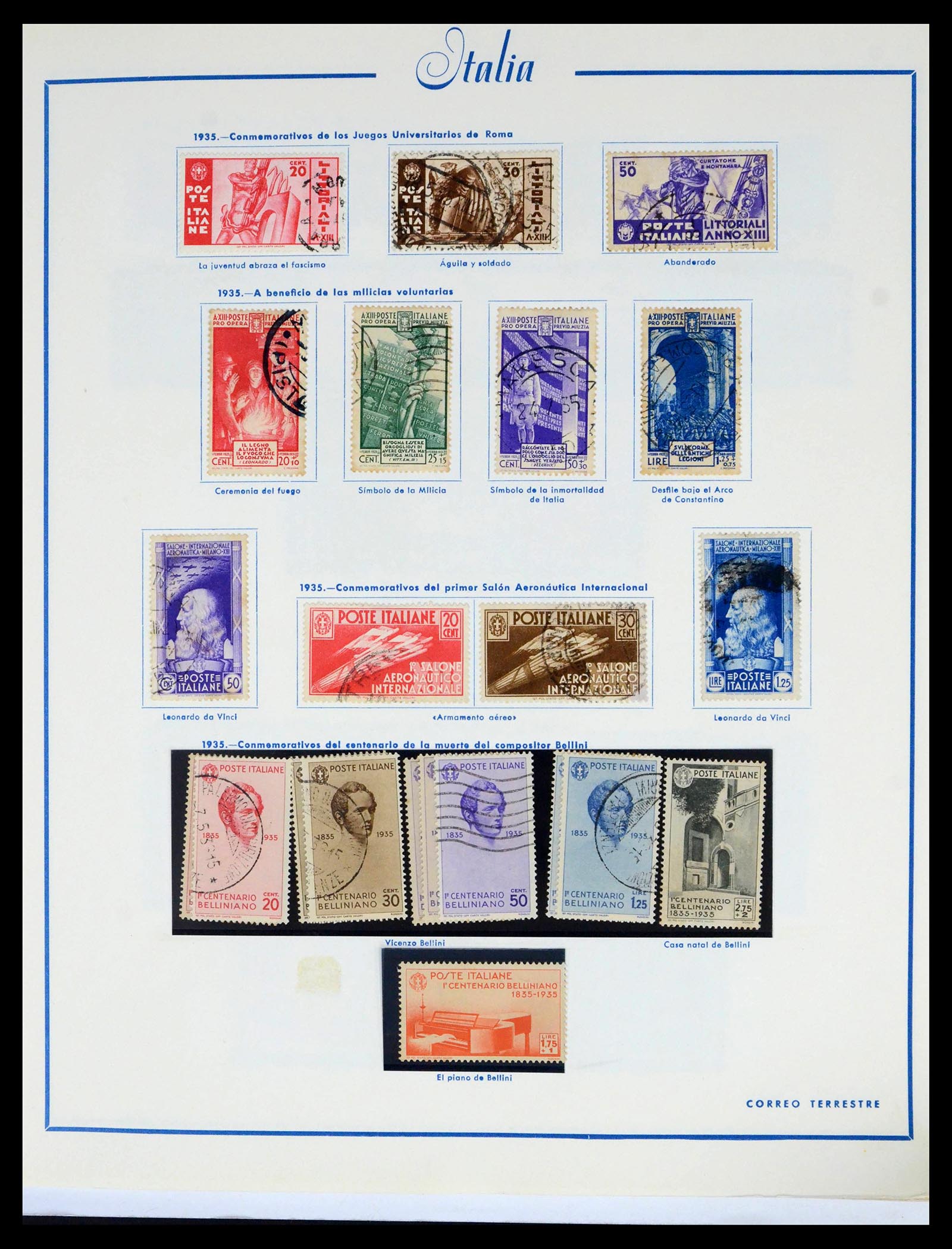 39576 0021 - Postzegelverzameling 39576 Italië 1862-1997.