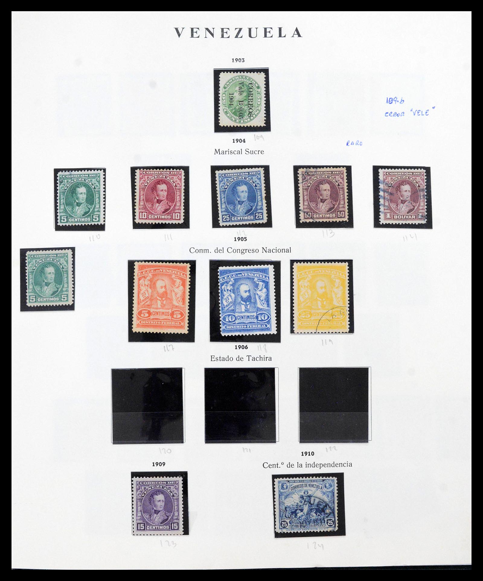 39579 0003 - Stamp collection 39579 Venezuela 1882-2001.