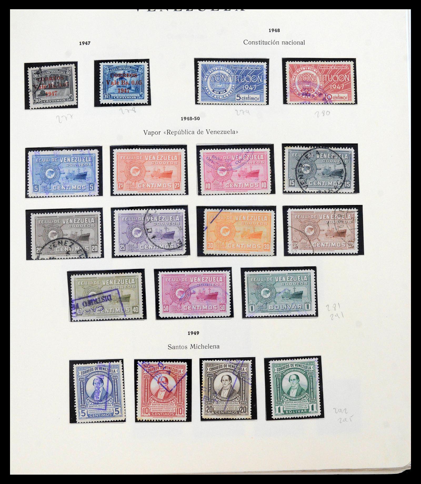 39579 0014 - Stamp collection 39579 Venezuela 1882-2001.