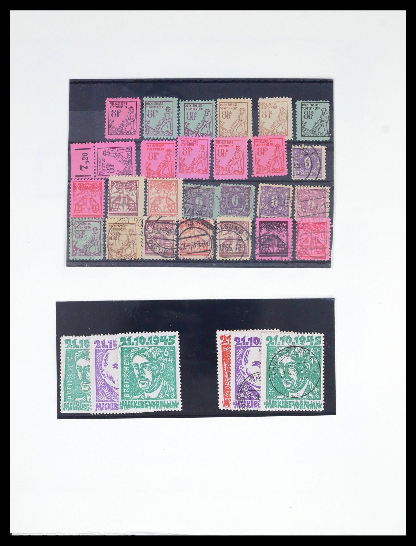 39580 0002 - Stamp collection 39580 Soviet Zone 1945-1949.