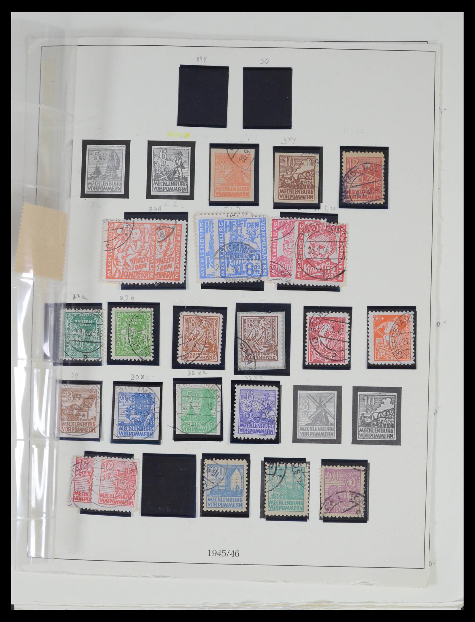 39580 0006 - Stamp collection 39580 Soviet Zone 1945-1949.