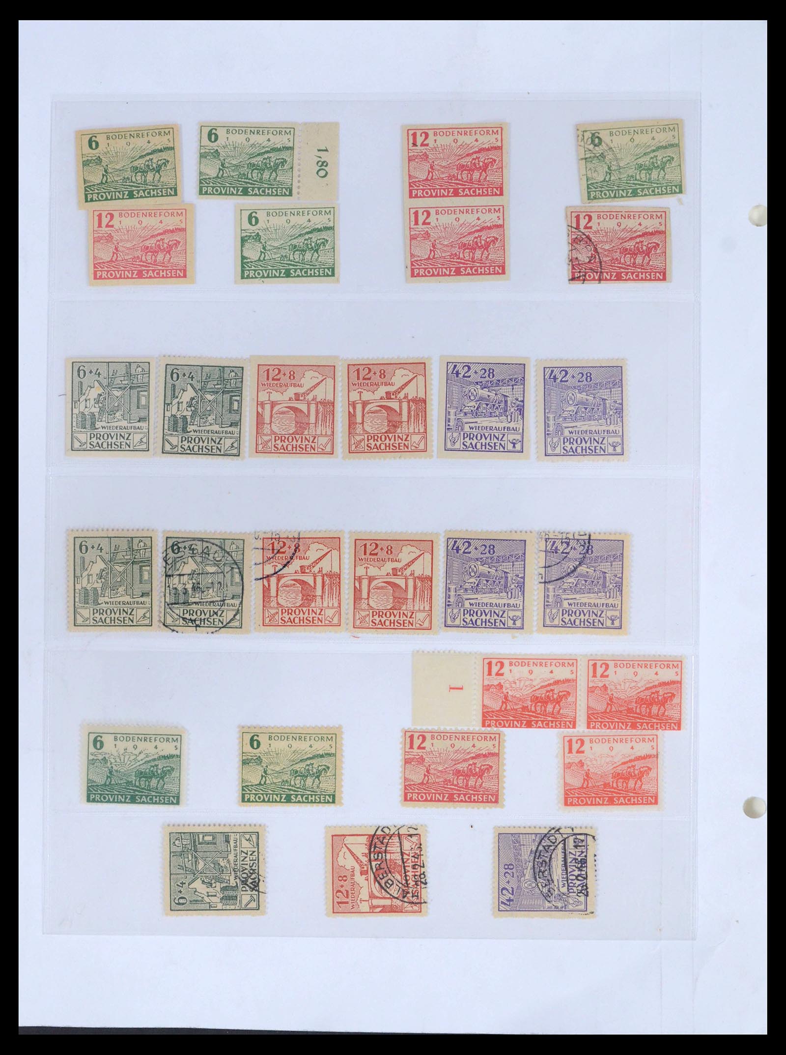 39580 0013 - Stamp collection 39580 Soviet Zone 1945-1949.