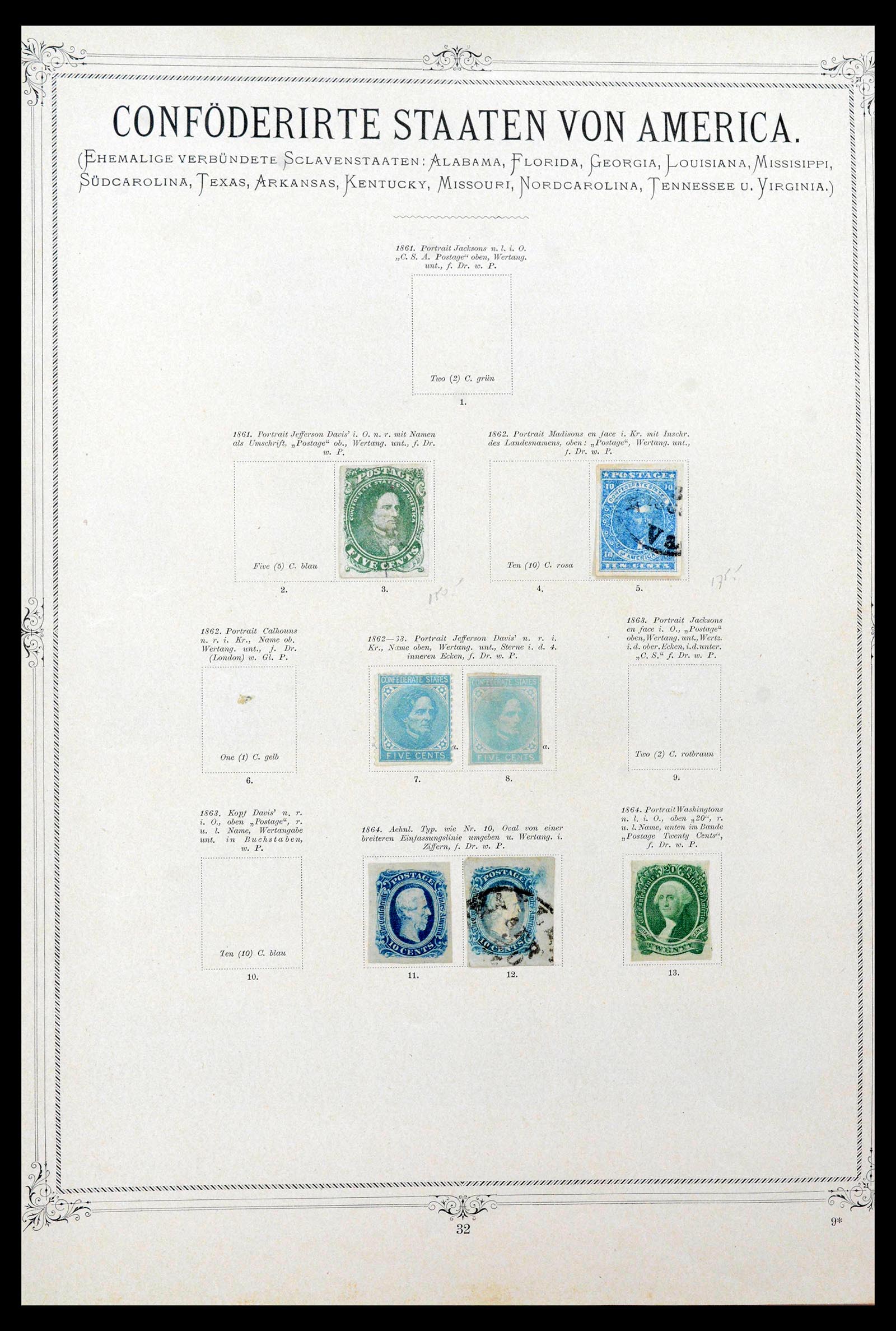 39590 0002 - Stamp collection 39590 USA 1847-1950.