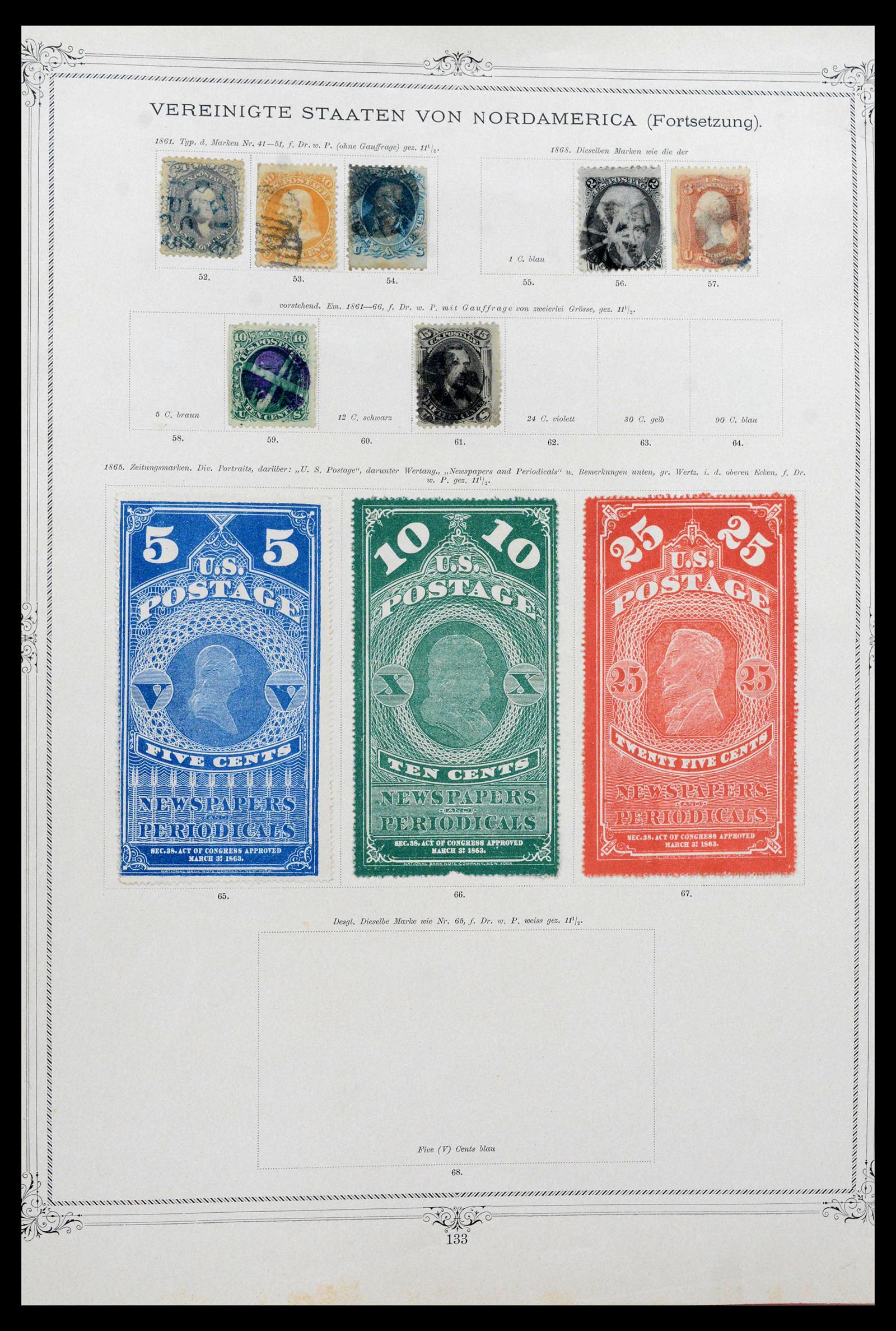 39590 0004 - Stamp collection 39590 USA 1847-1950.