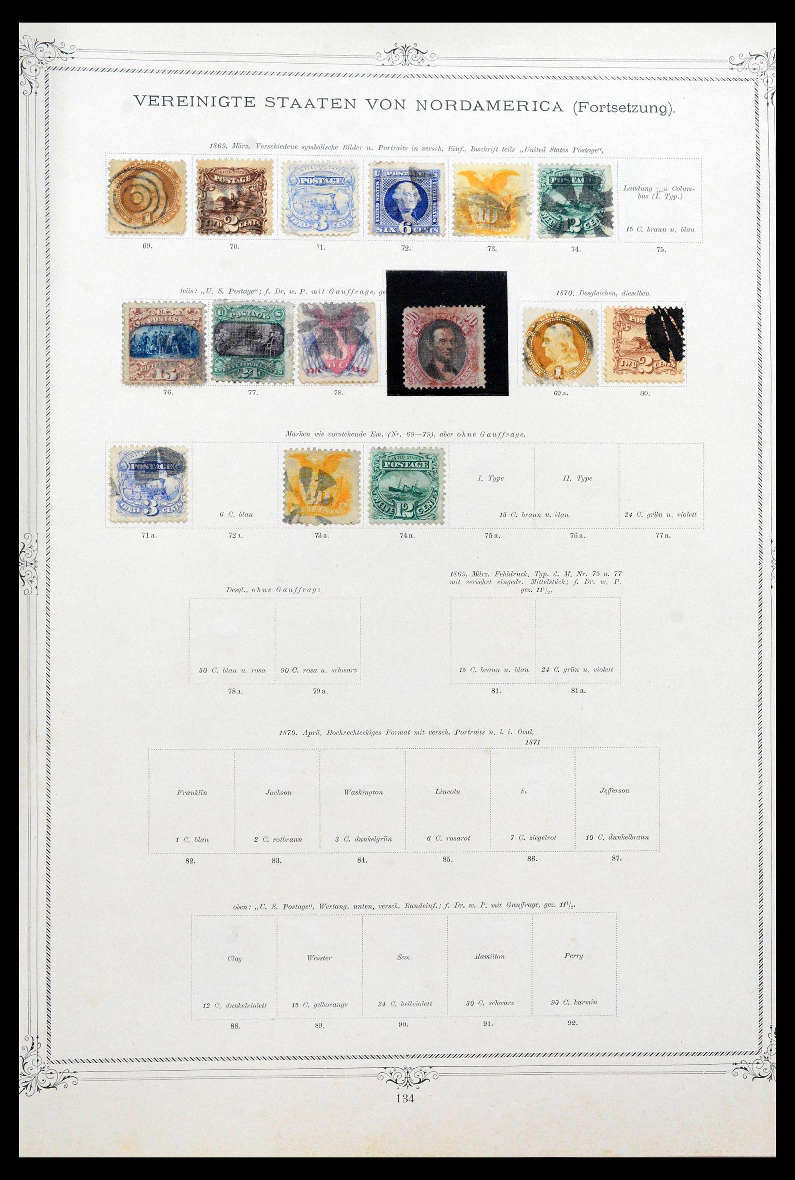 39590 0005 - Stamp collection 39590 USA 1847-1950.