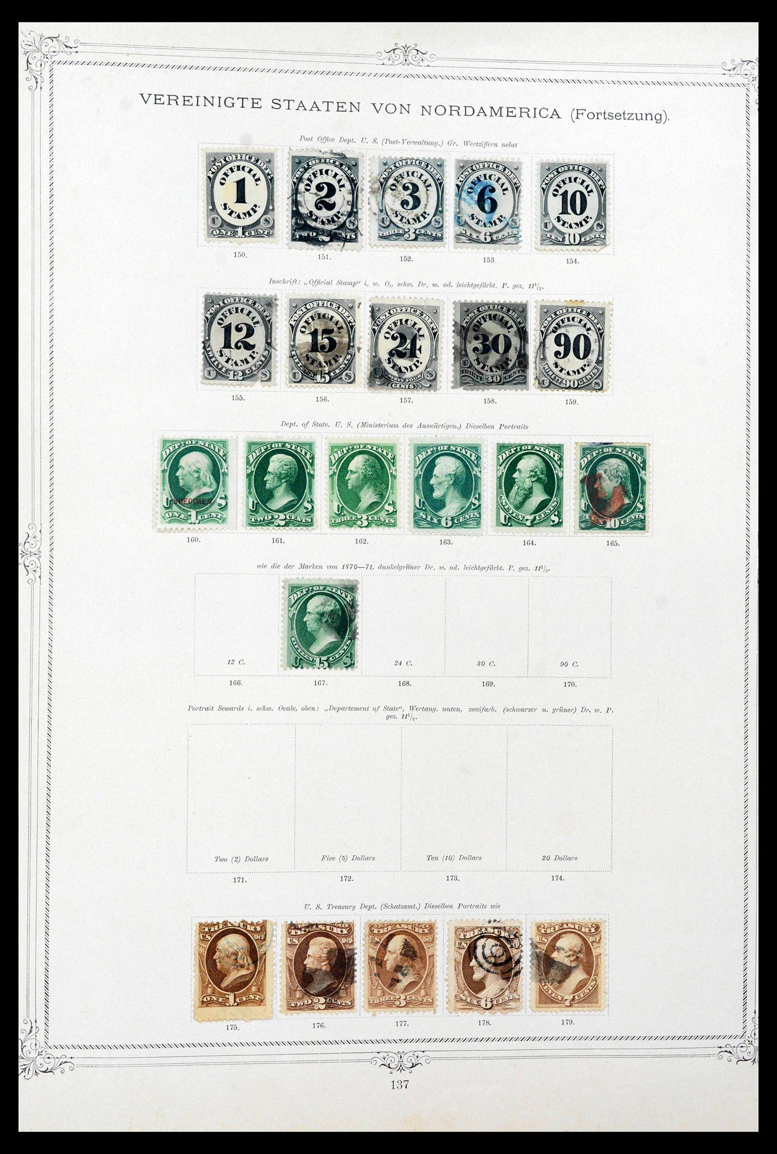 39590 0008 - Stamp collection 39590 USA 1847-1950.