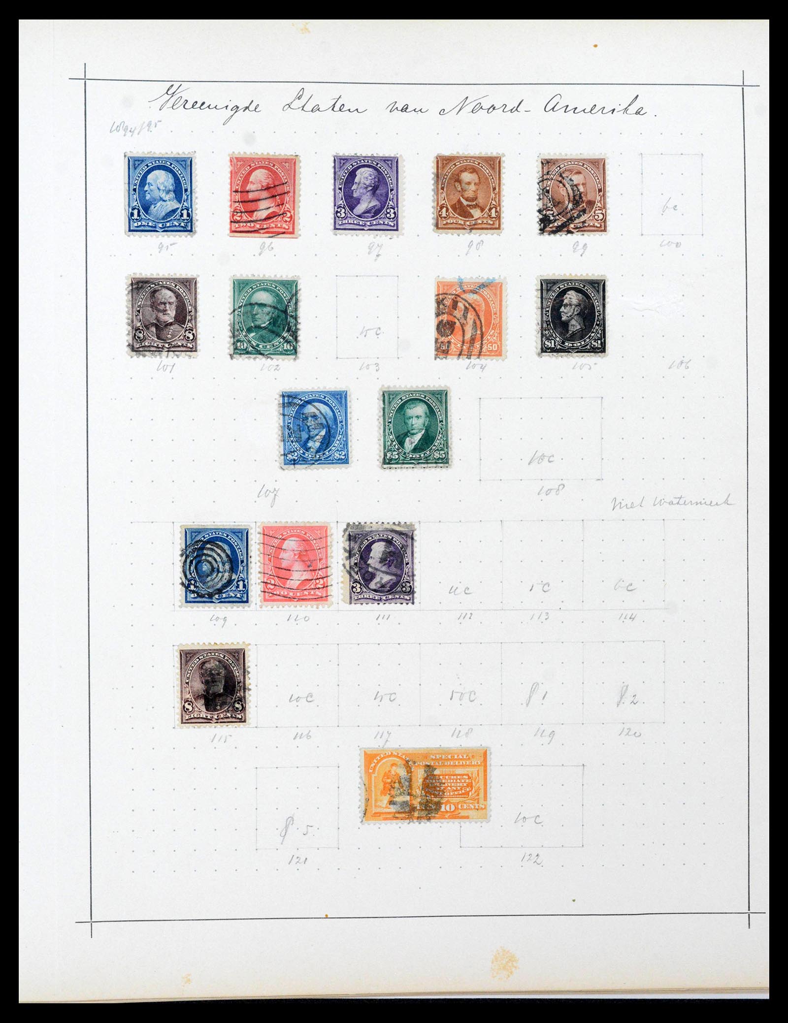 39590 0013 - Stamp collection 39590 USA 1847-1950.