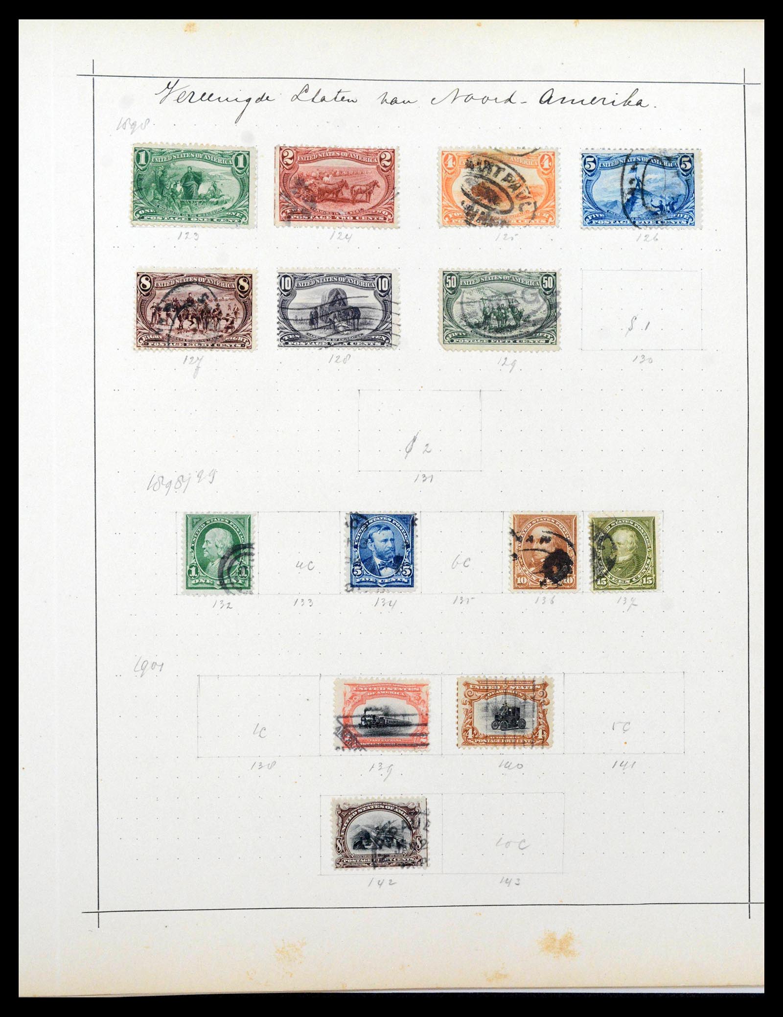 39590 0014 - Stamp collection 39590 USA 1847-1950.