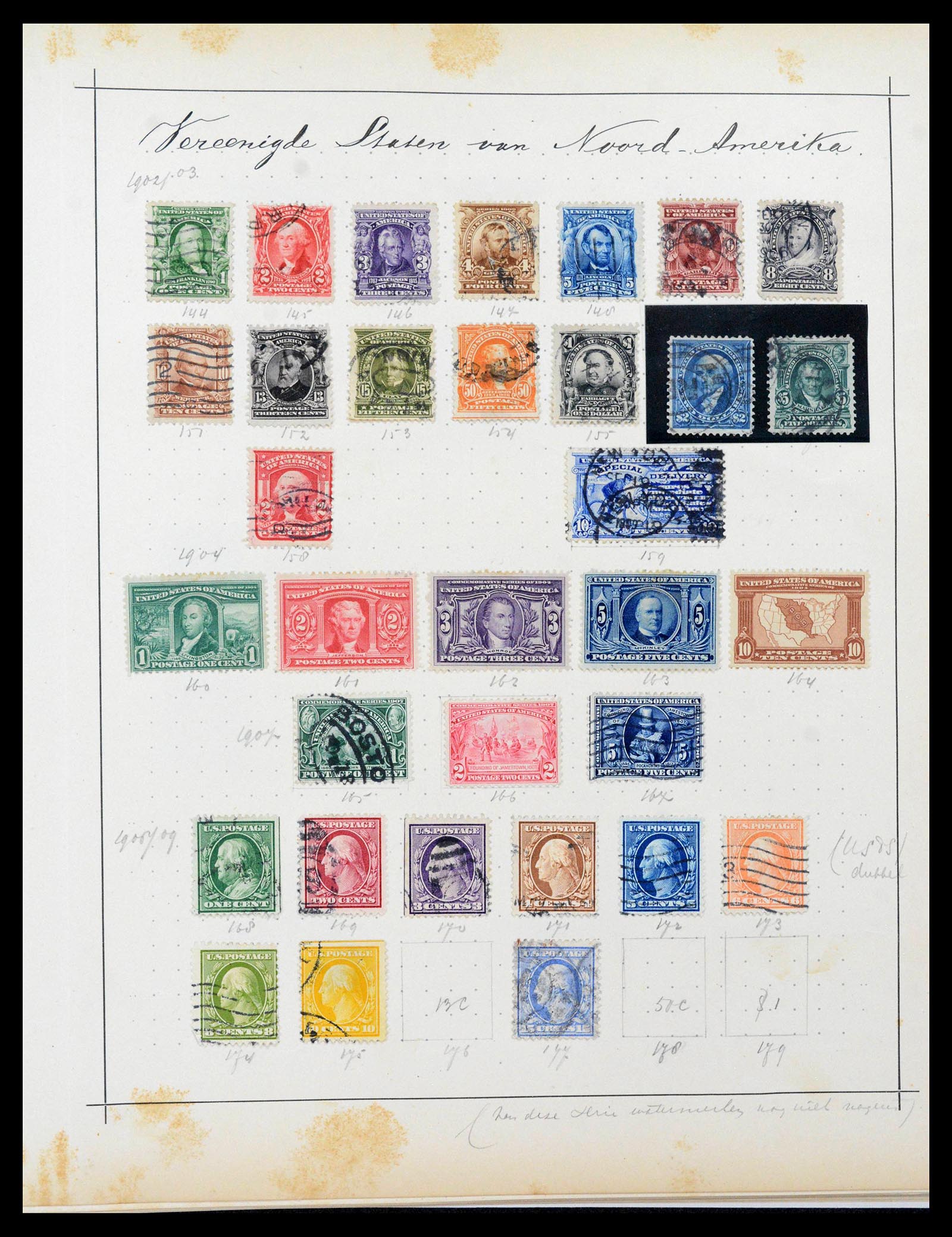 39590 0015 - Stamp collection 39590 USA 1847-1950.