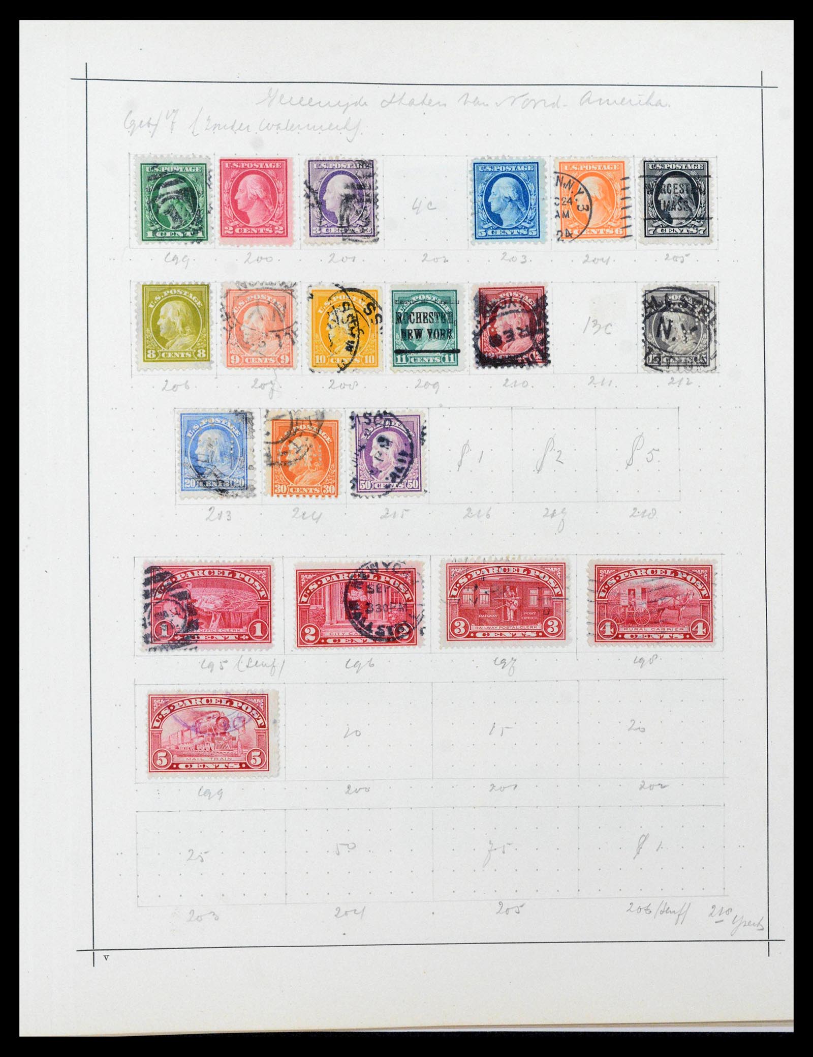 39590 0017 - Stamp collection 39590 USA 1847-1950.