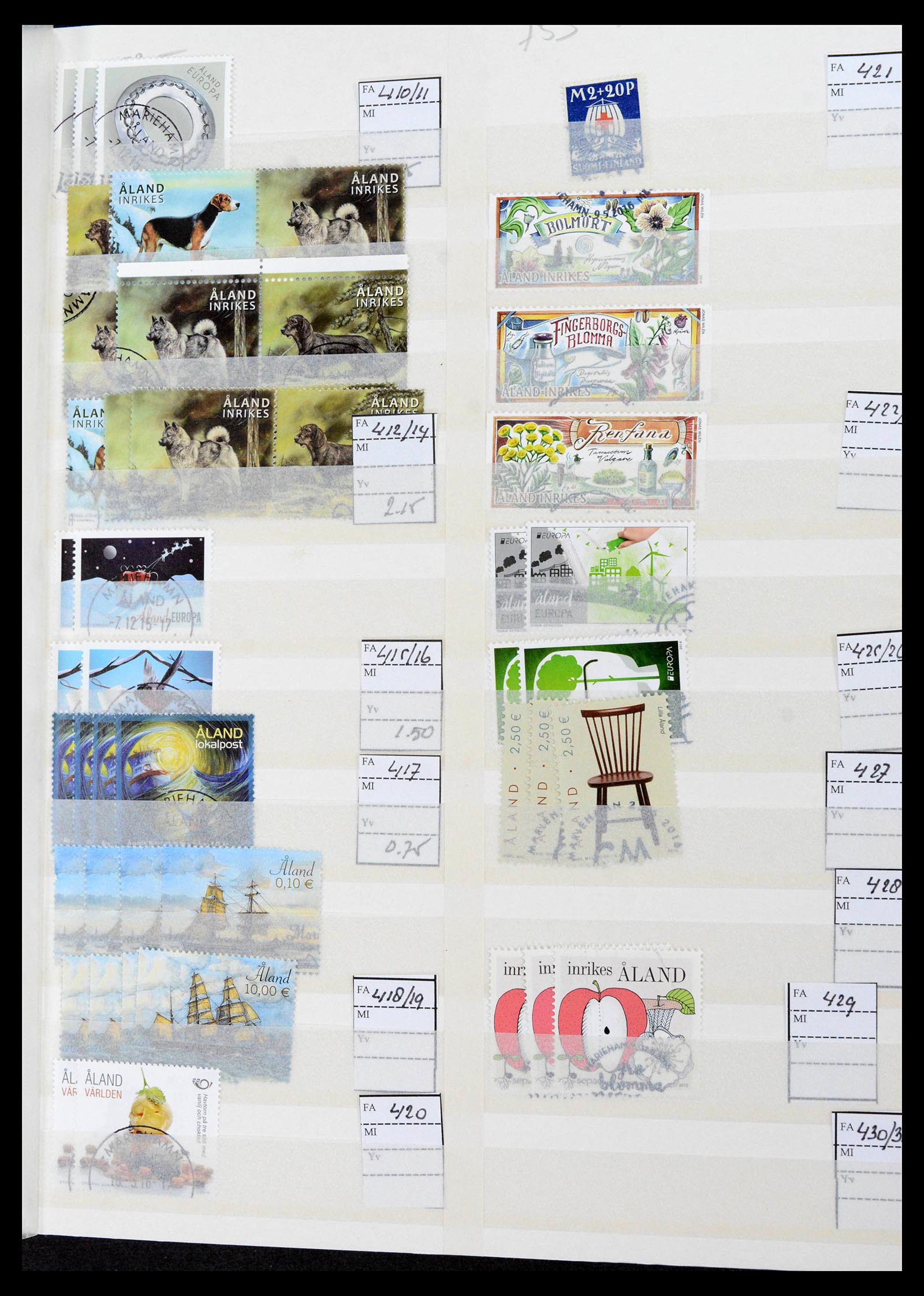 39599 0021 - Stamp collection 39599 Aland 1984-2022!