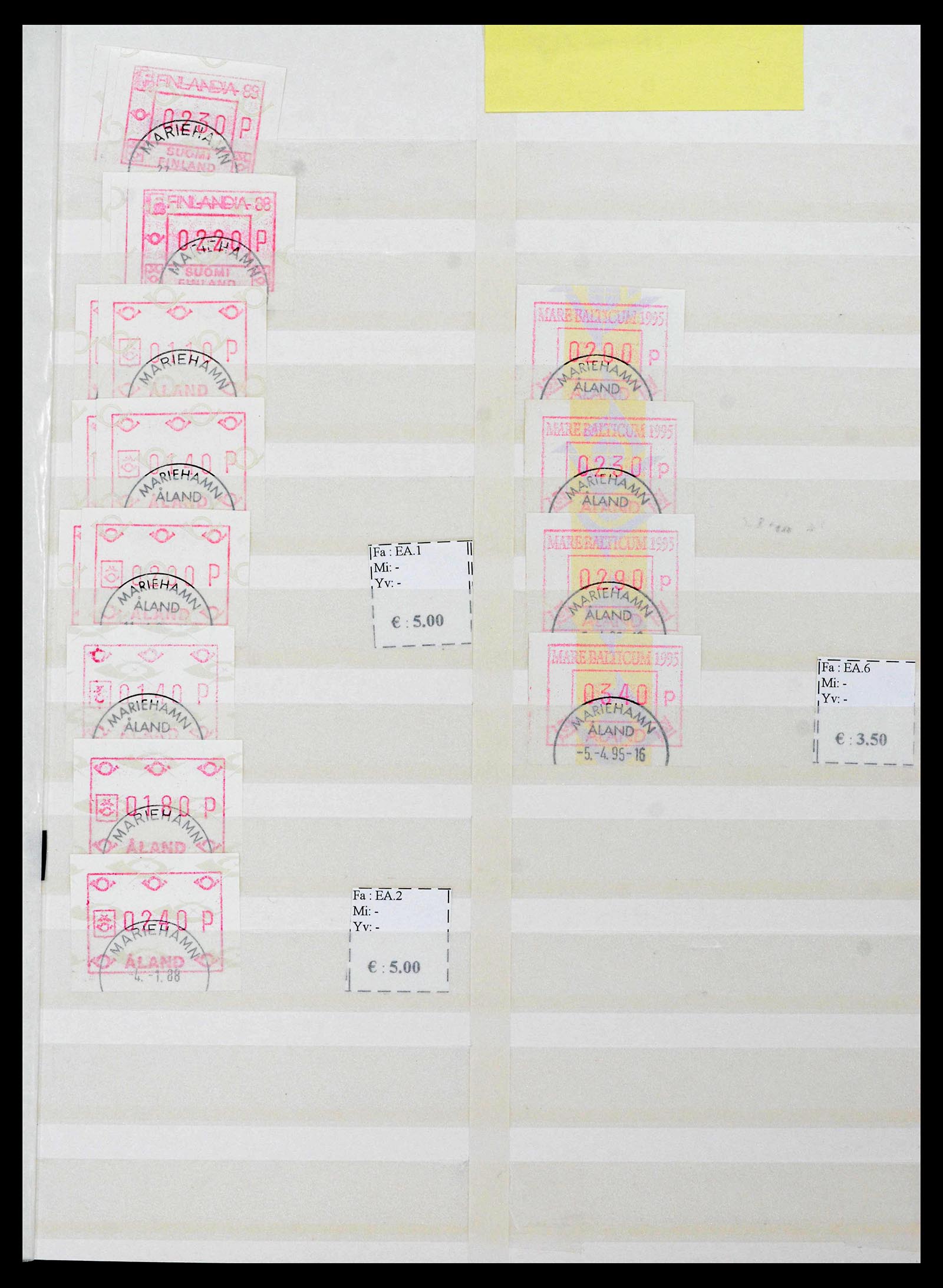 39599 0029 - Stamp collection 39599 Aland 1984-2022!