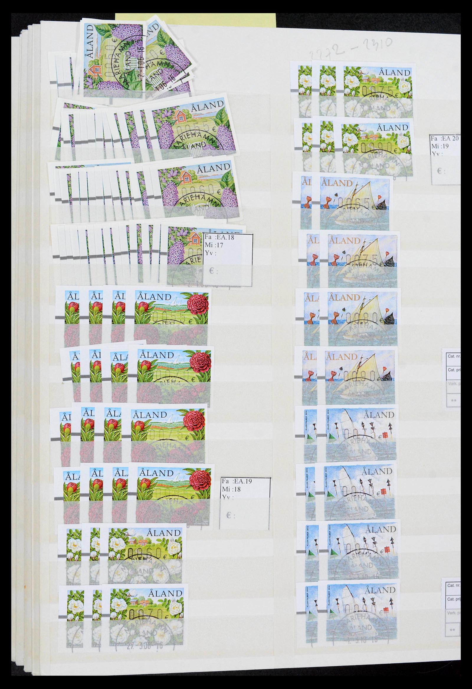 39599 0032 - Stamp collection 39599 Aland 1984-2022!