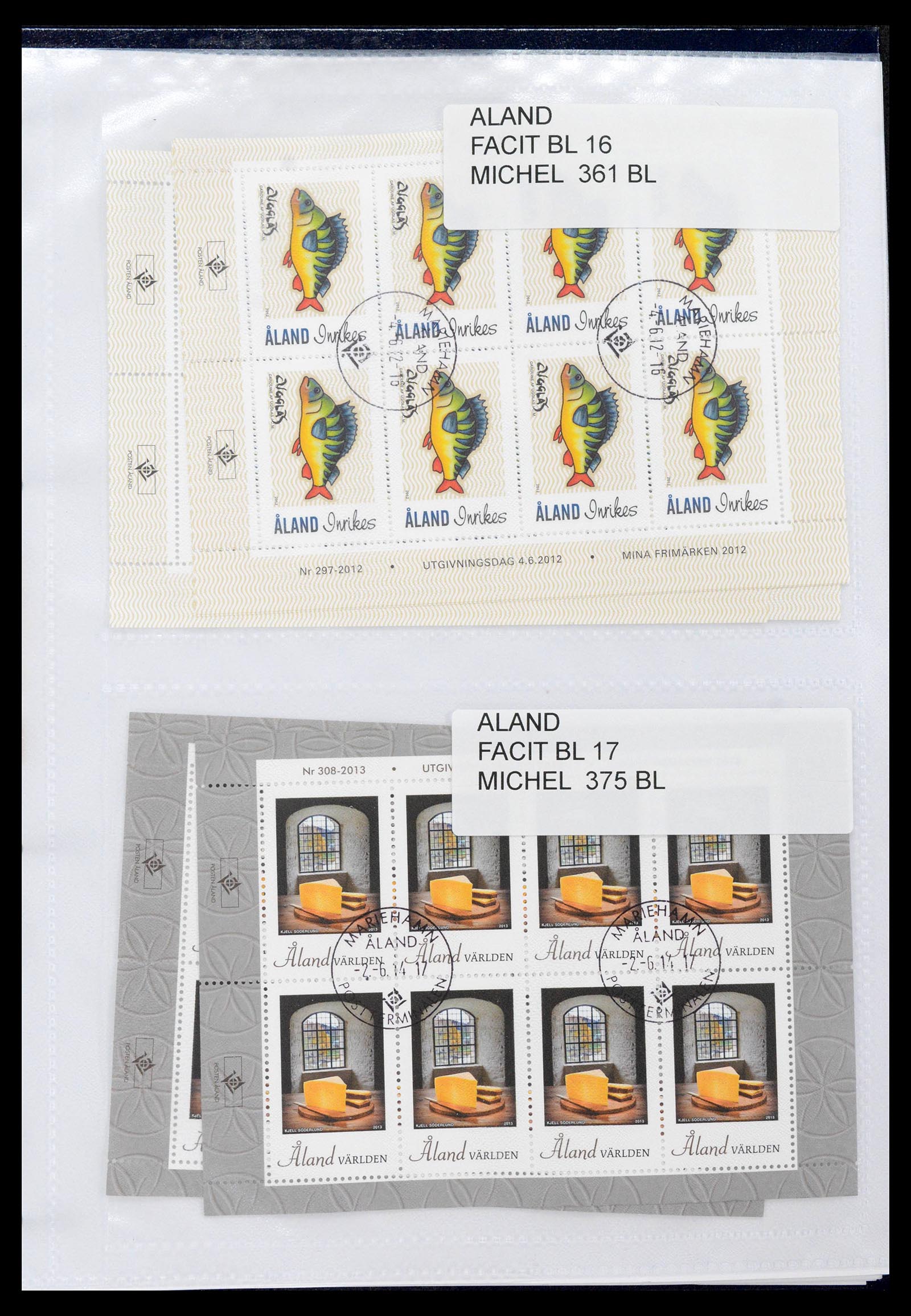 39599 0043 - Stamp collection 39599 Aland 1984-2022!