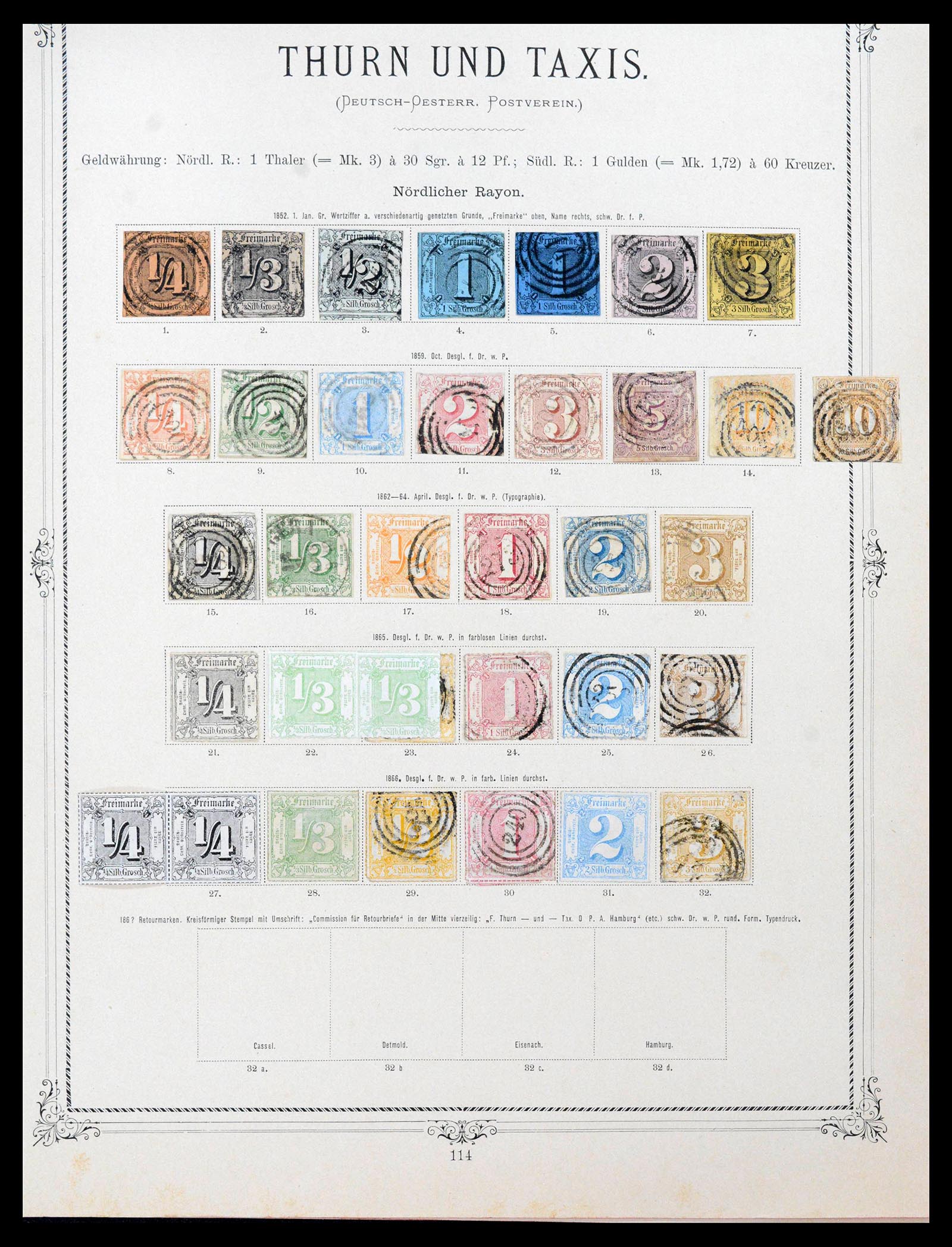 39600 0026 - Postzegelverzameling 39600 Duitse Staten supercollectie 1849-1920.