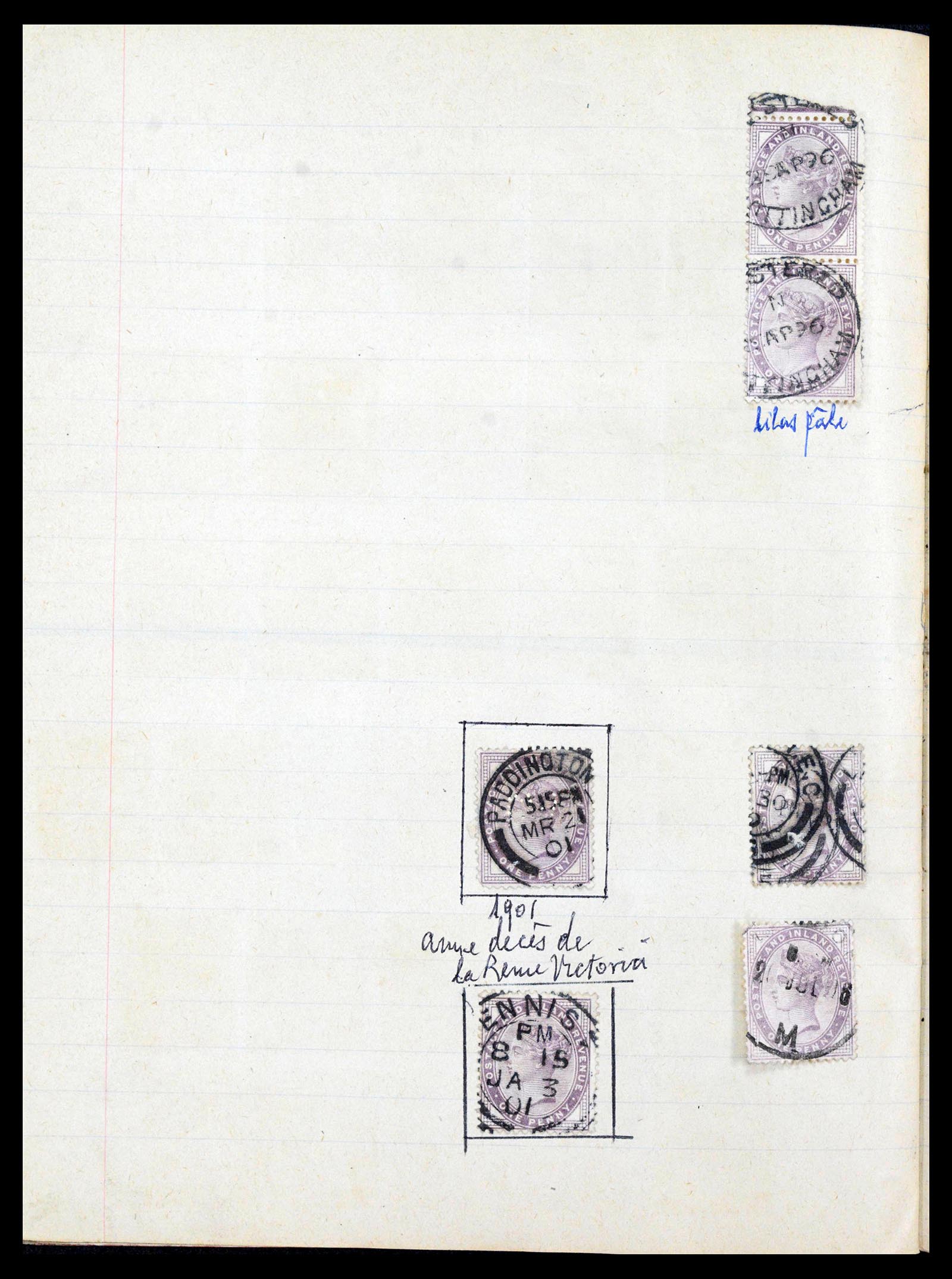 39609 0068 - Postzegelverzameling 39609 Engeland klassiek 1840-1910.