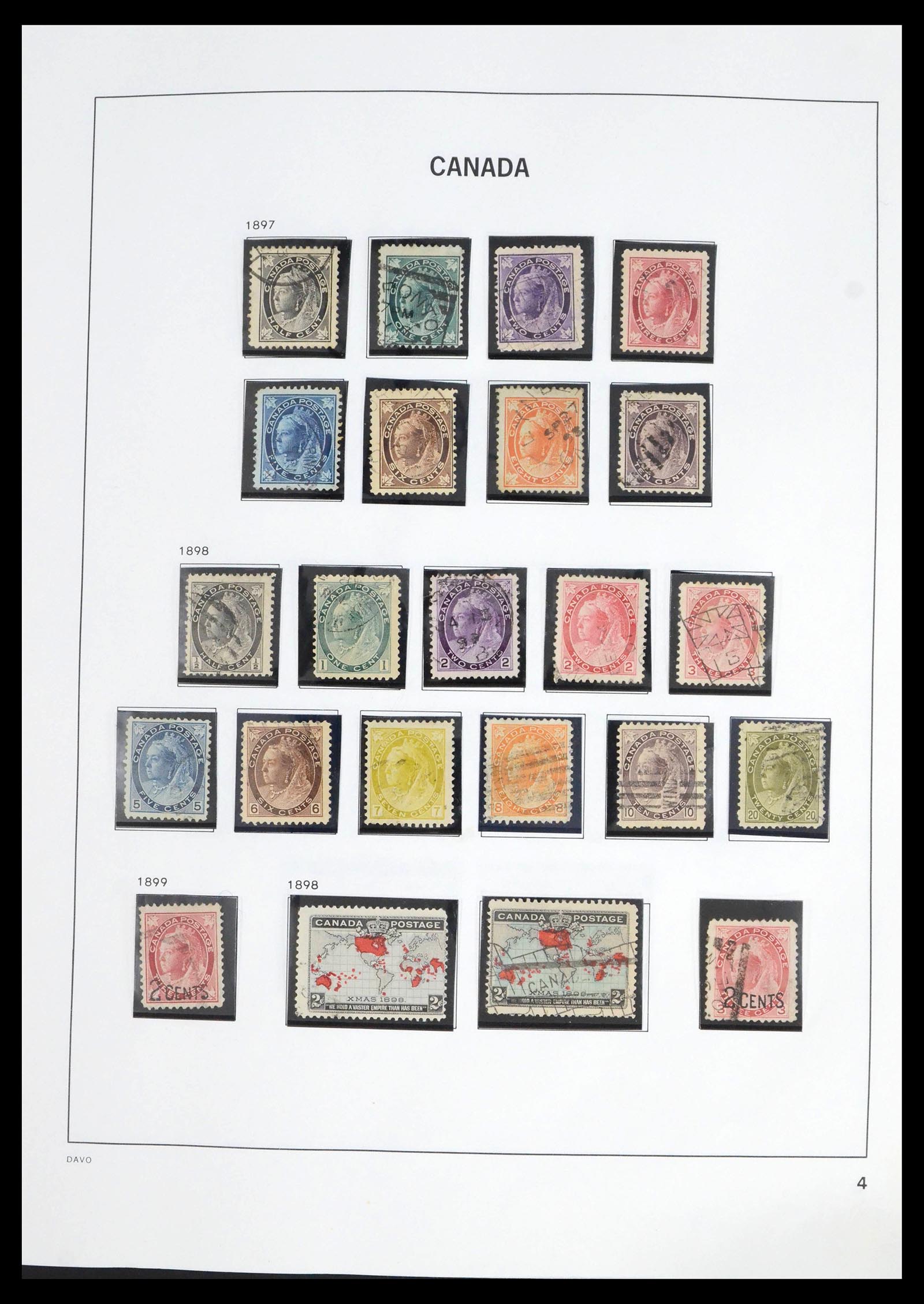 39613 0004 - Stamp collection 39613 Canada 1851-2002.