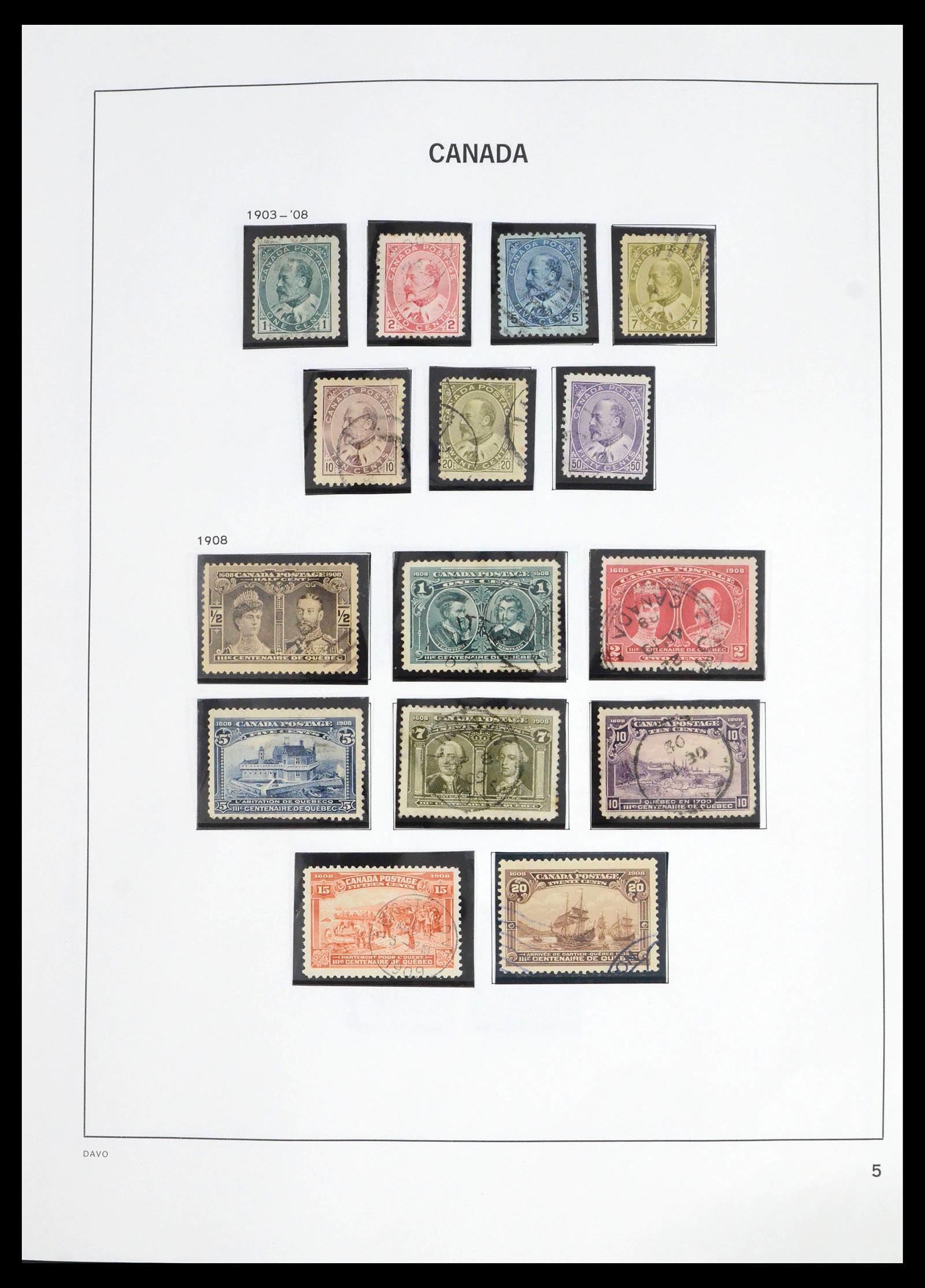 39613 0005 - Stamp collection 39613 Canada 1851-2002.