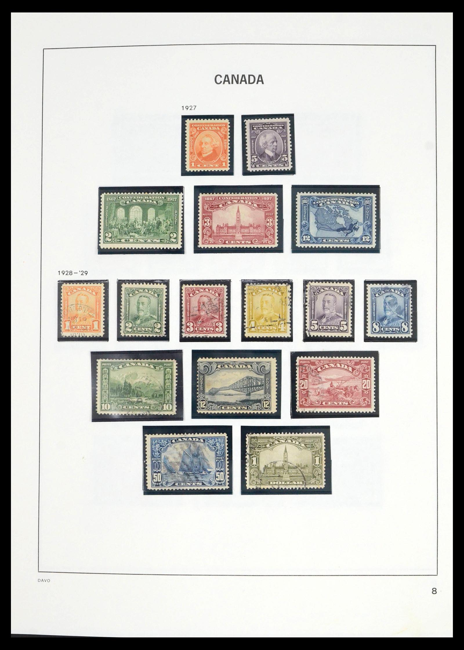 39613 0010 - Stamp collection 39613 Canada 1851-2002.