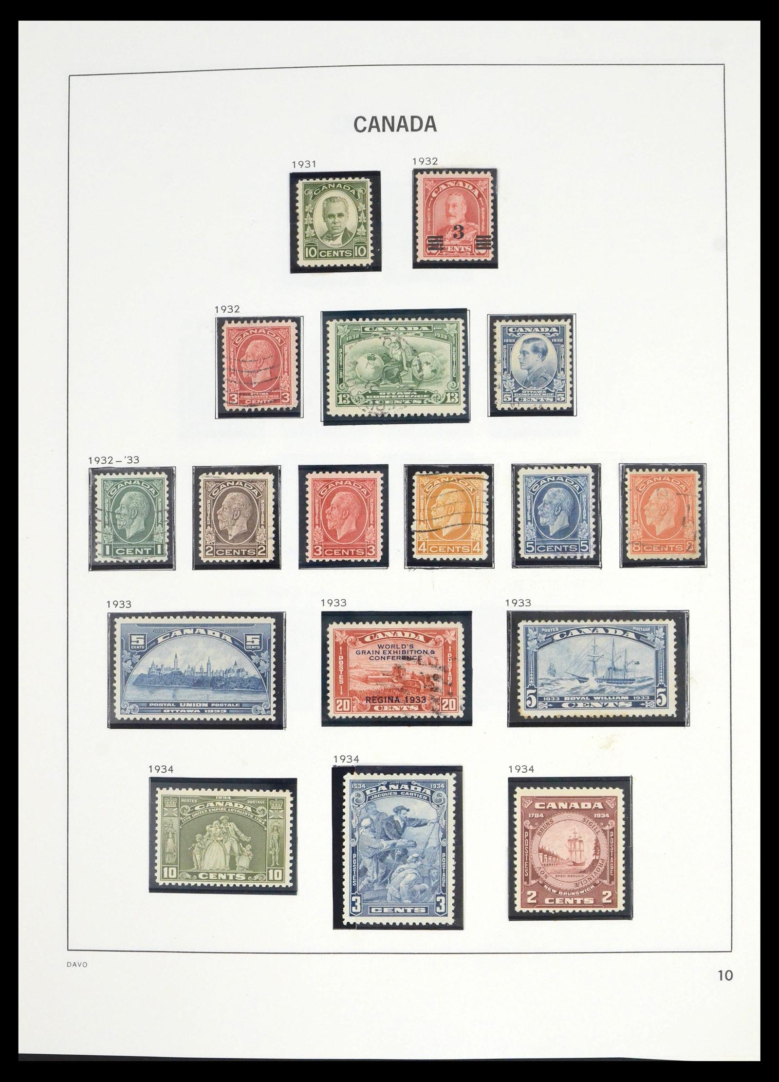 39613 0012 - Stamp collection 39613 Canada 1851-2002.