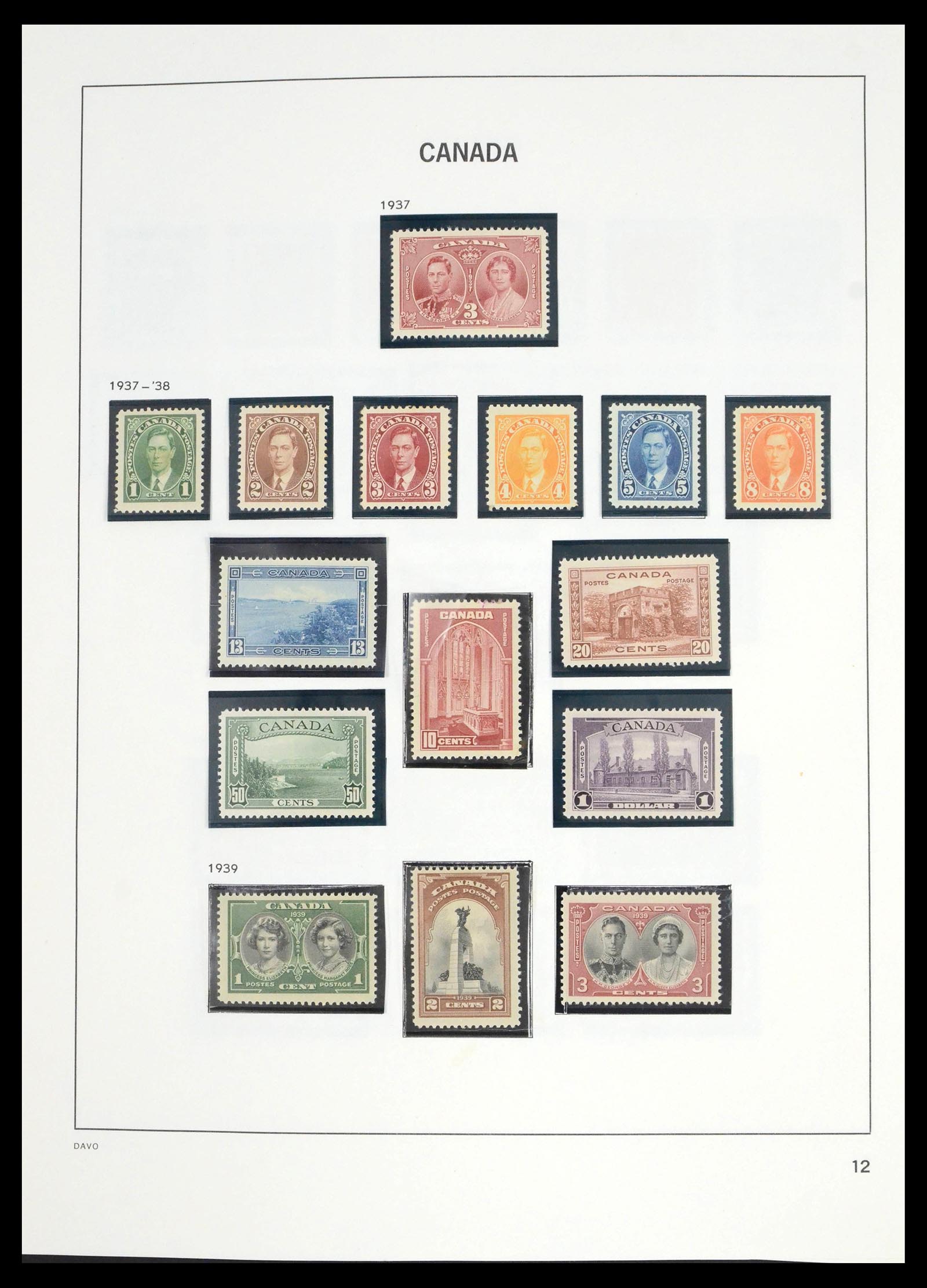 39613 0015 - Stamp collection 39613 Canada 1851-2002.