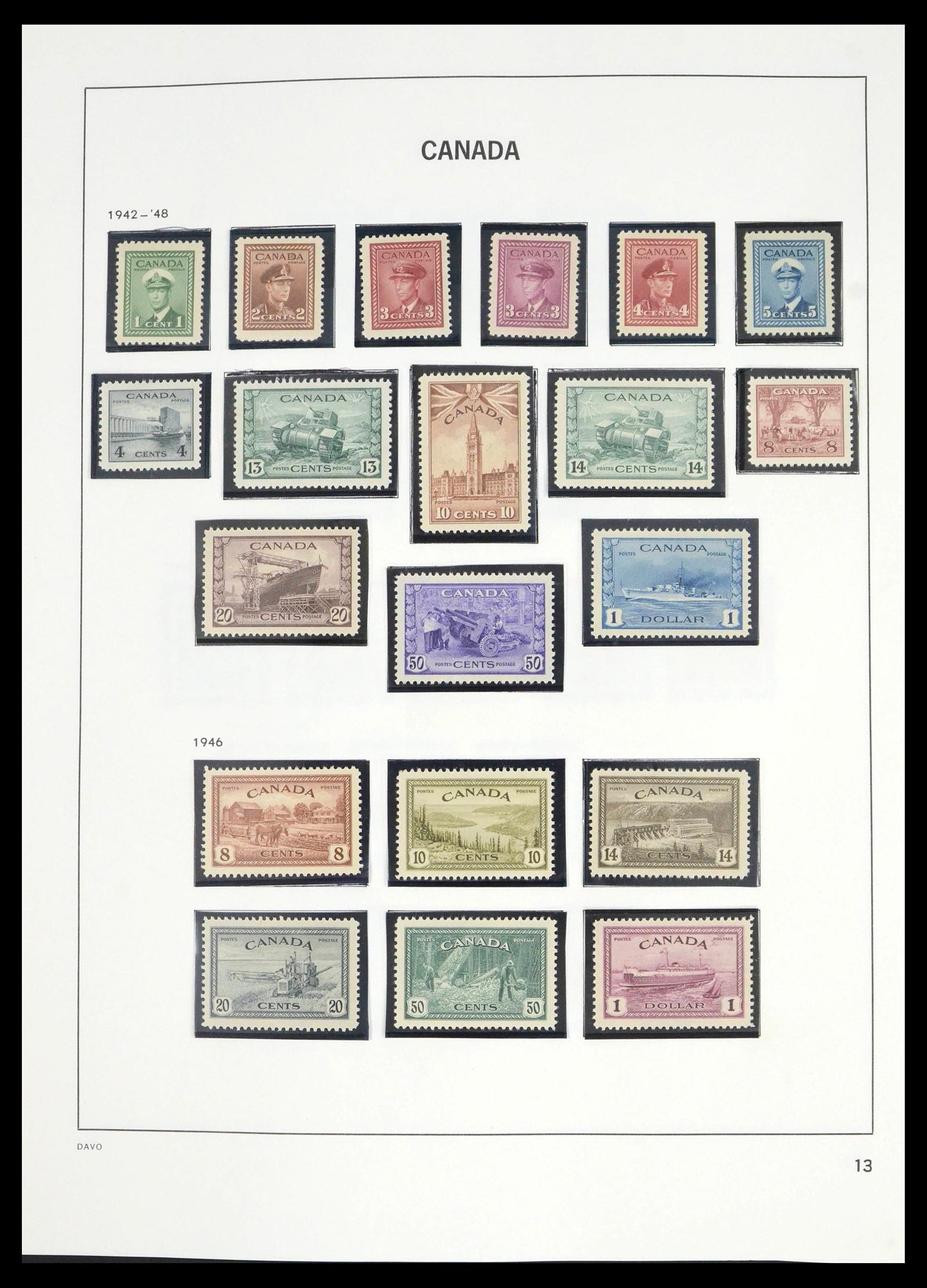 39613 0016 - Stamp collection 39613 Canada 1851-2002.