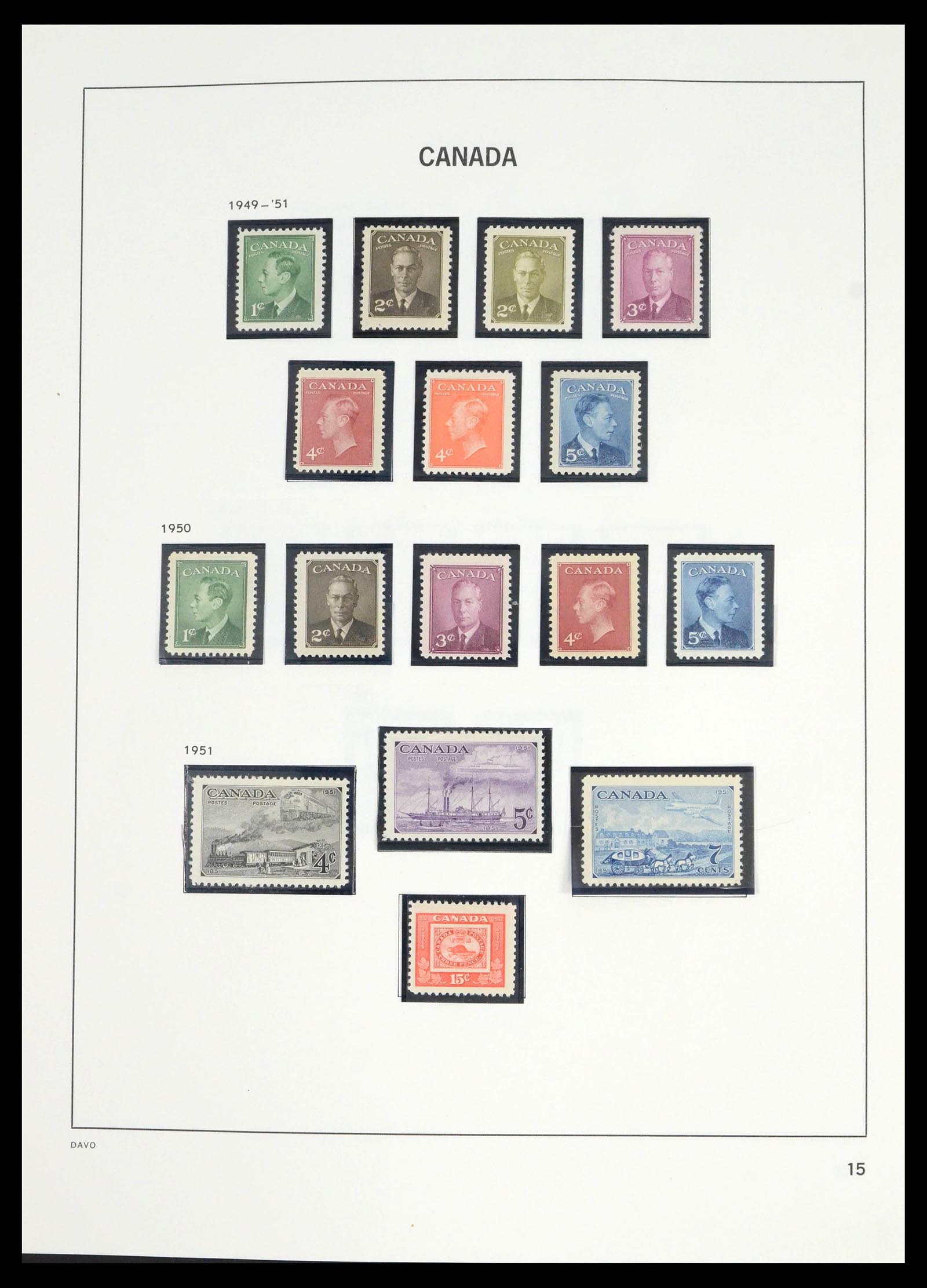 39613 0019 - Stamp collection 39613 Canada 1851-2002.