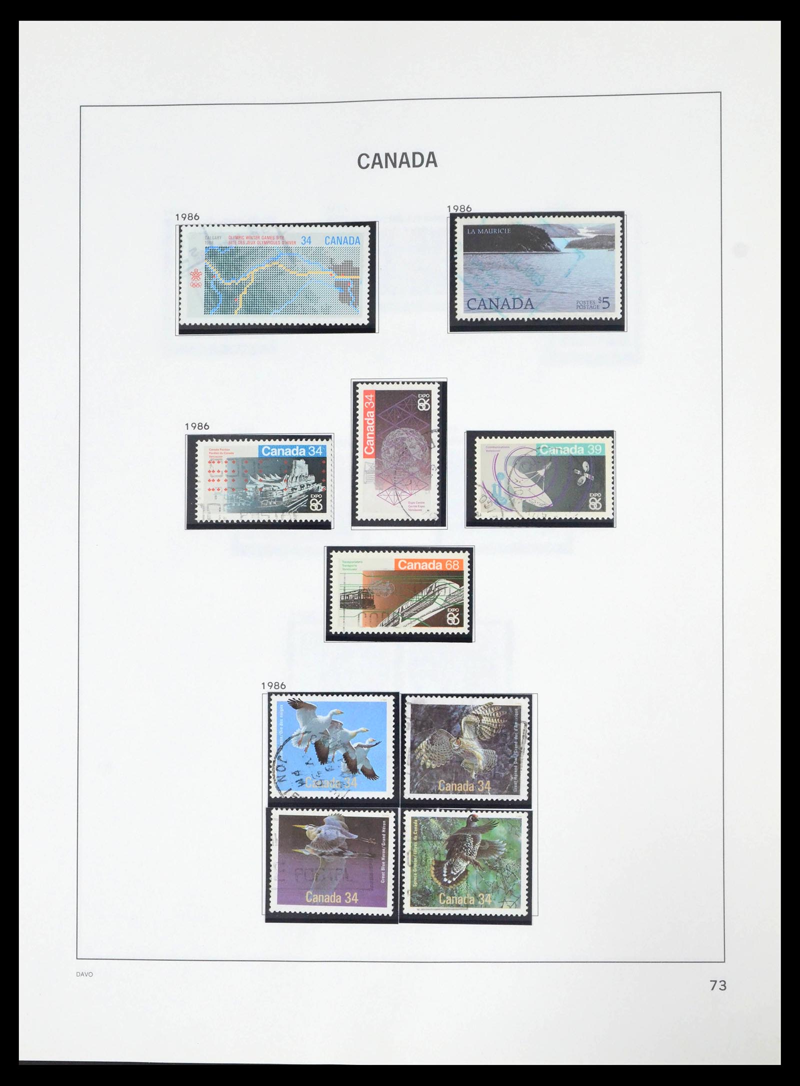 39614 0081 - Stamp collection 39614 Canada 1859-2006.