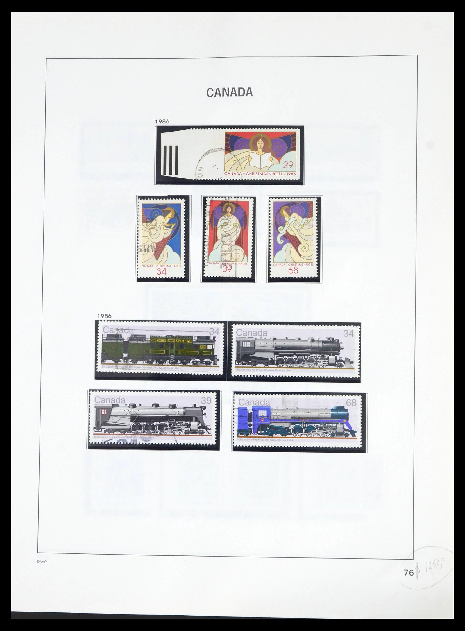 39614 0084 - Stamp collection 39614 Canada 1859-2006.