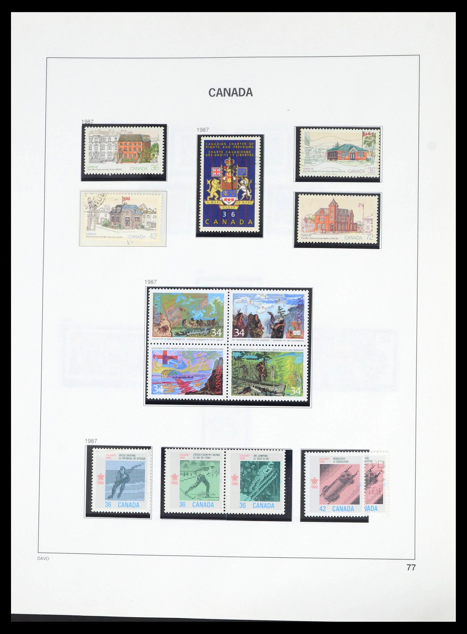 39614 0085 - Stamp collection 39614 Canada 1859-2006.