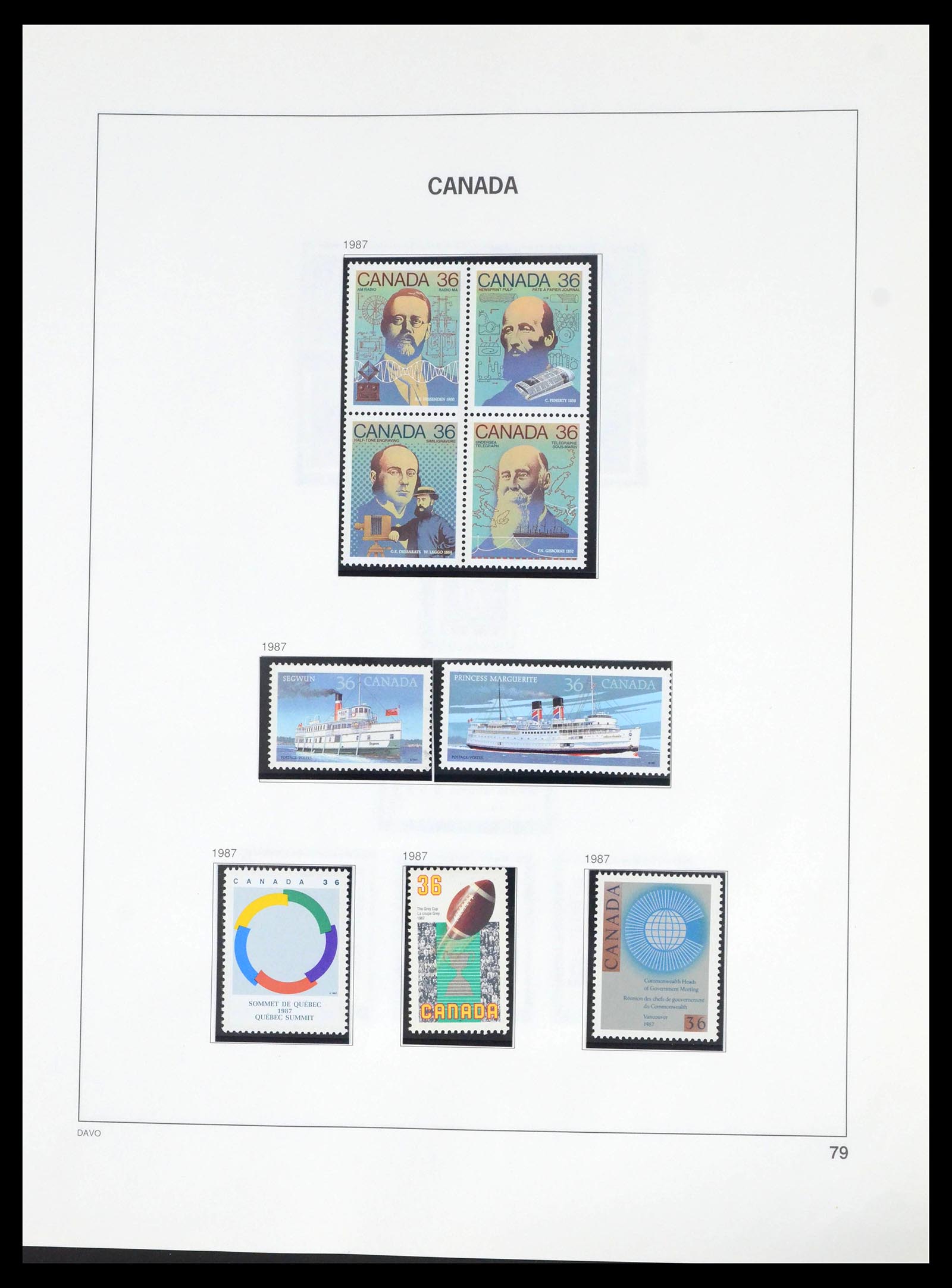 39614 0087 - Stamp collection 39614 Canada 1859-2006.