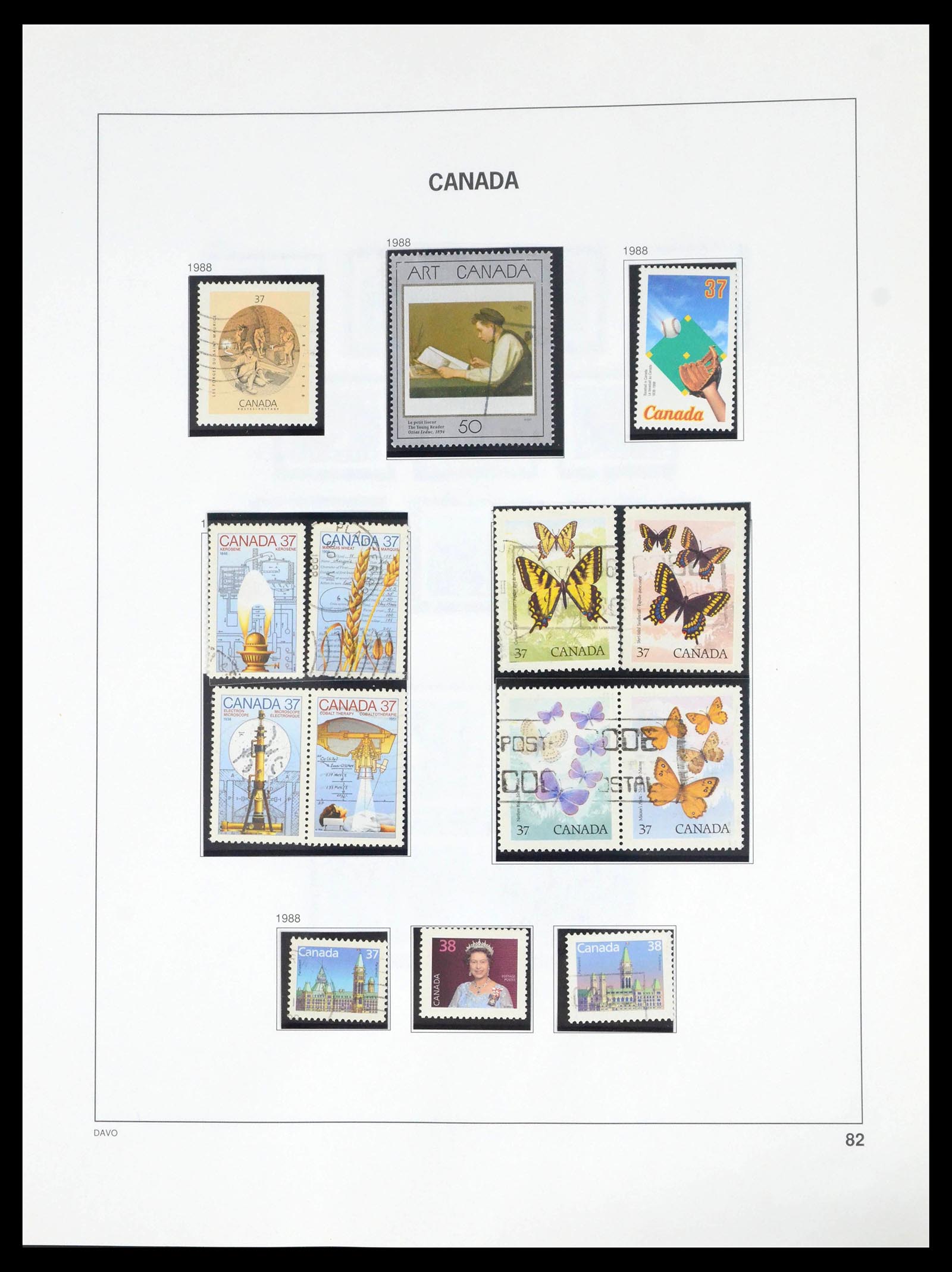 39614 0090 - Stamp collection 39614 Canada 1859-2006.