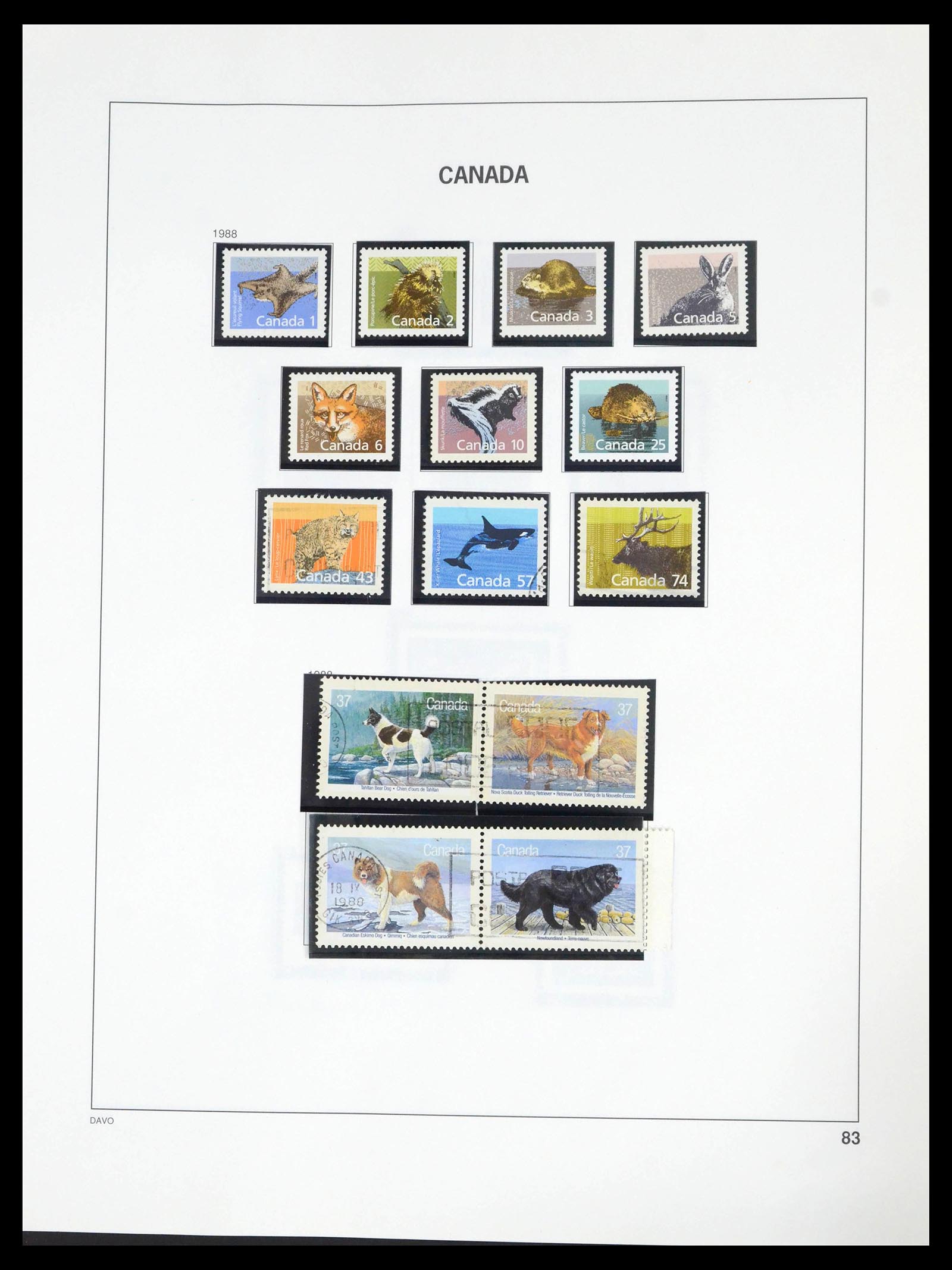 39614 0091 - Stamp collection 39614 Canada 1859-2006.