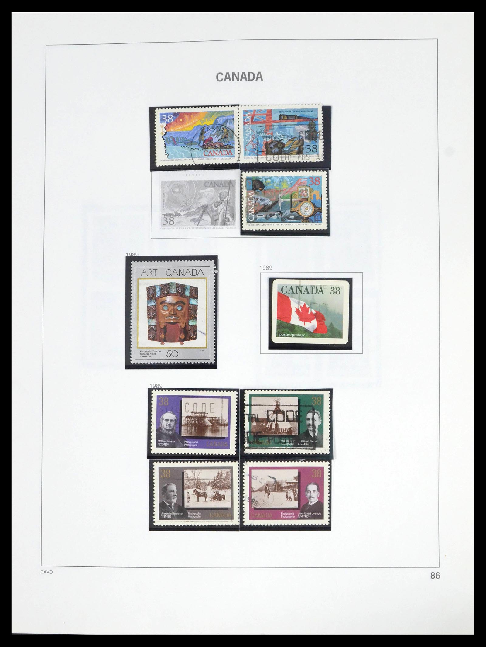 39614 0094 - Stamp collection 39614 Canada 1859-2006.