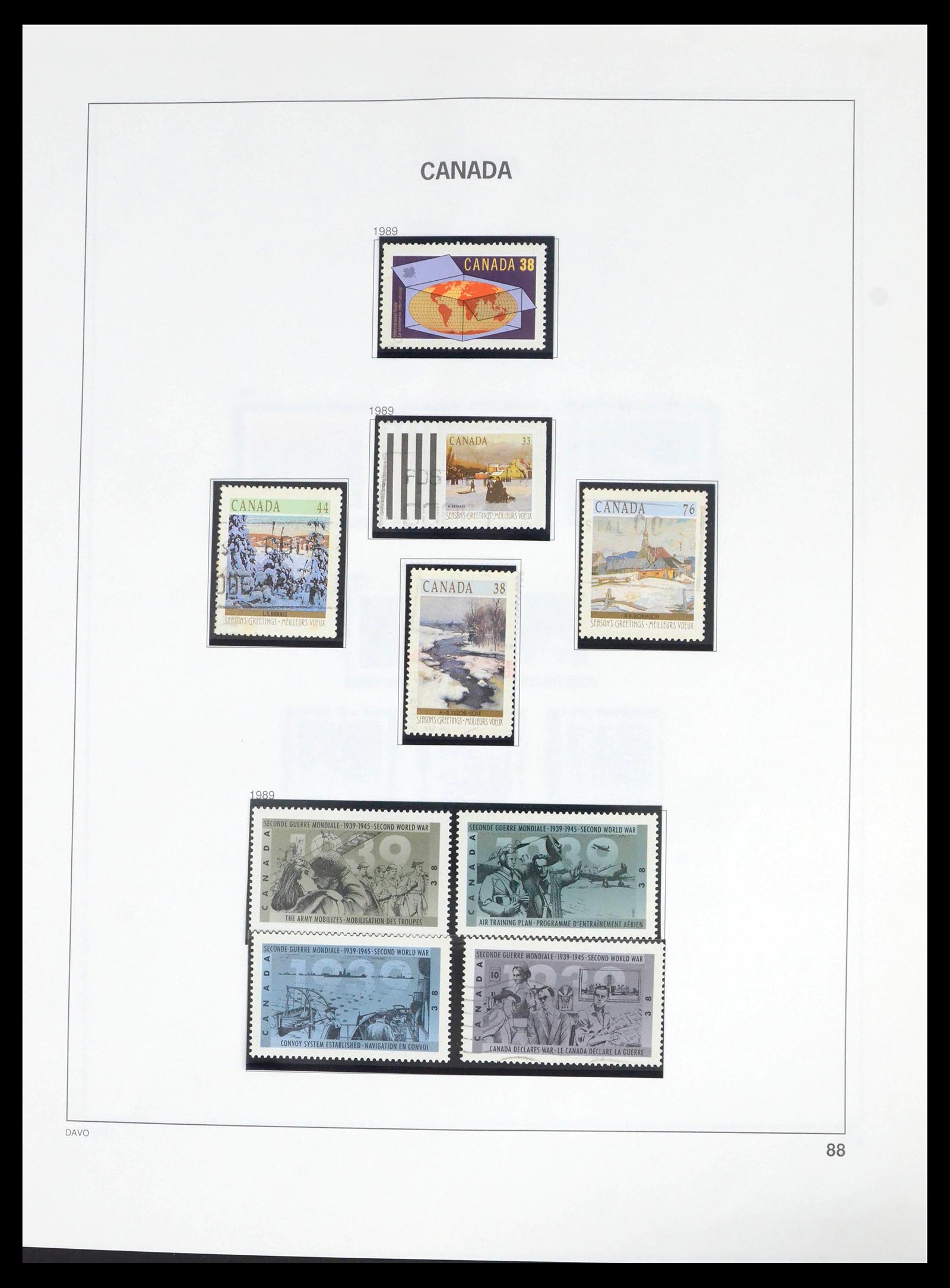 39614 0096 - Stamp collection 39614 Canada 1859-2006.