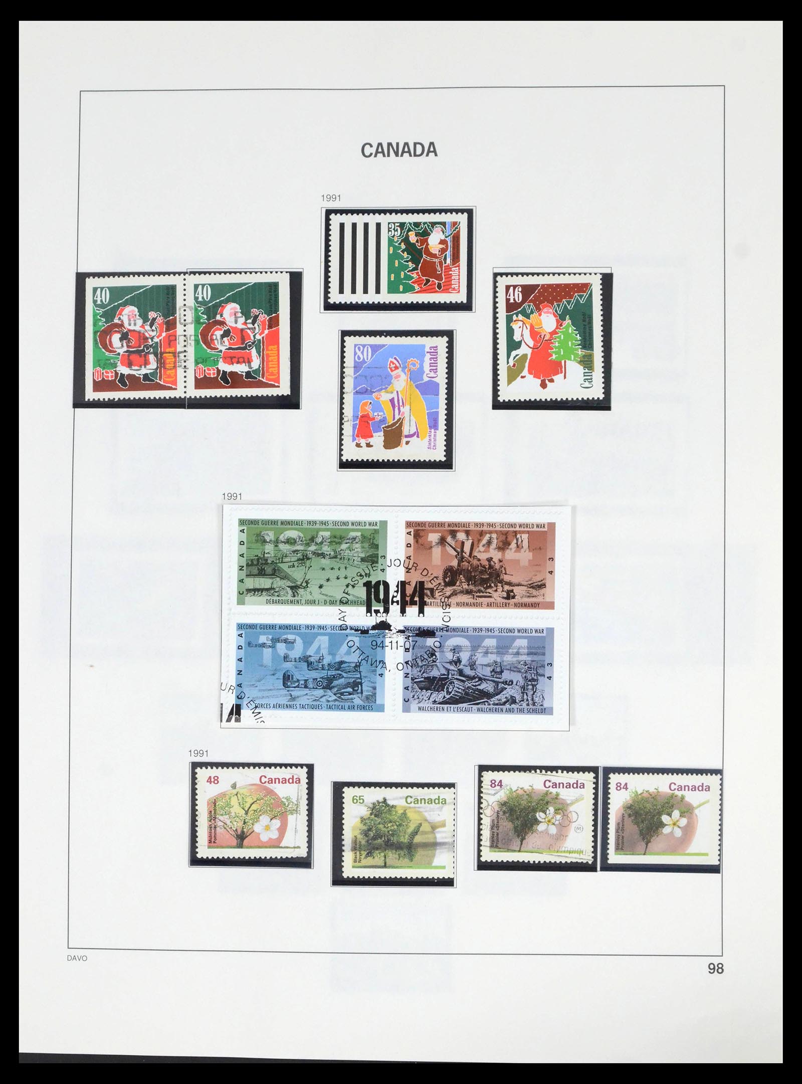 39614 0106 - Stamp collection 39614 Canada 1859-2006.