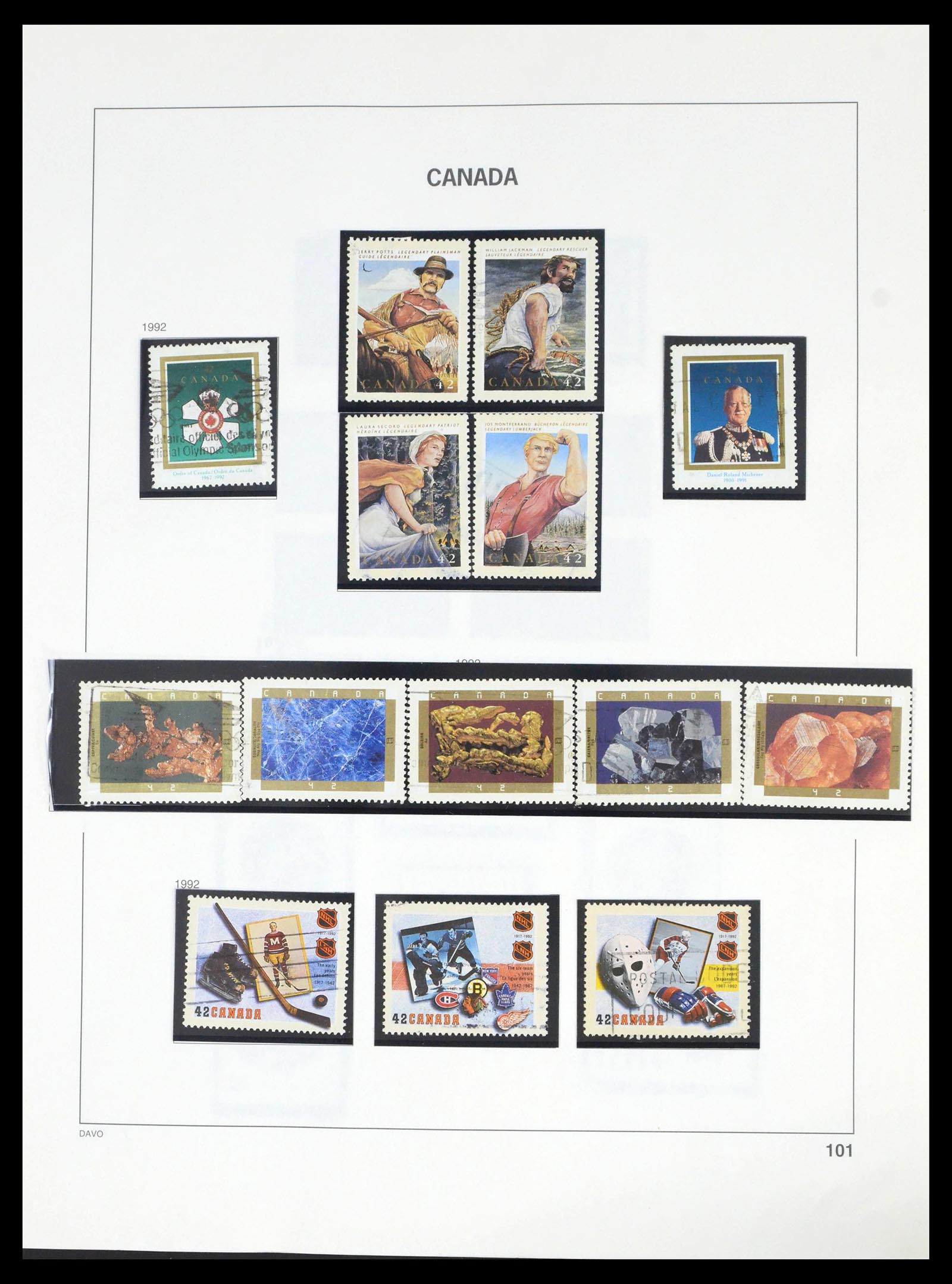 39614 0109 - Stamp collection 39614 Canada 1859-2006.