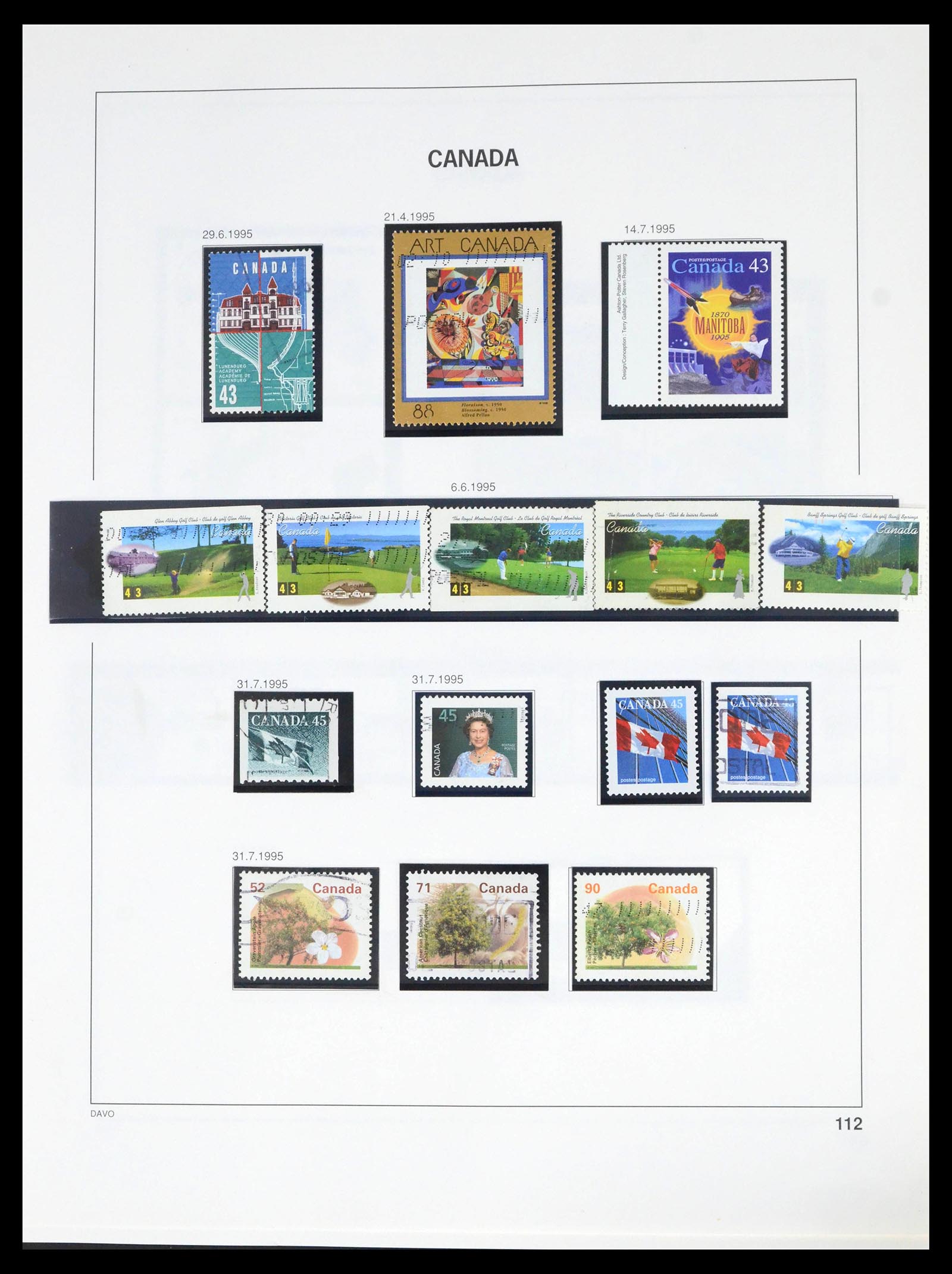 39614 0120 - Stamp collection 39614 Canada 1859-2006.