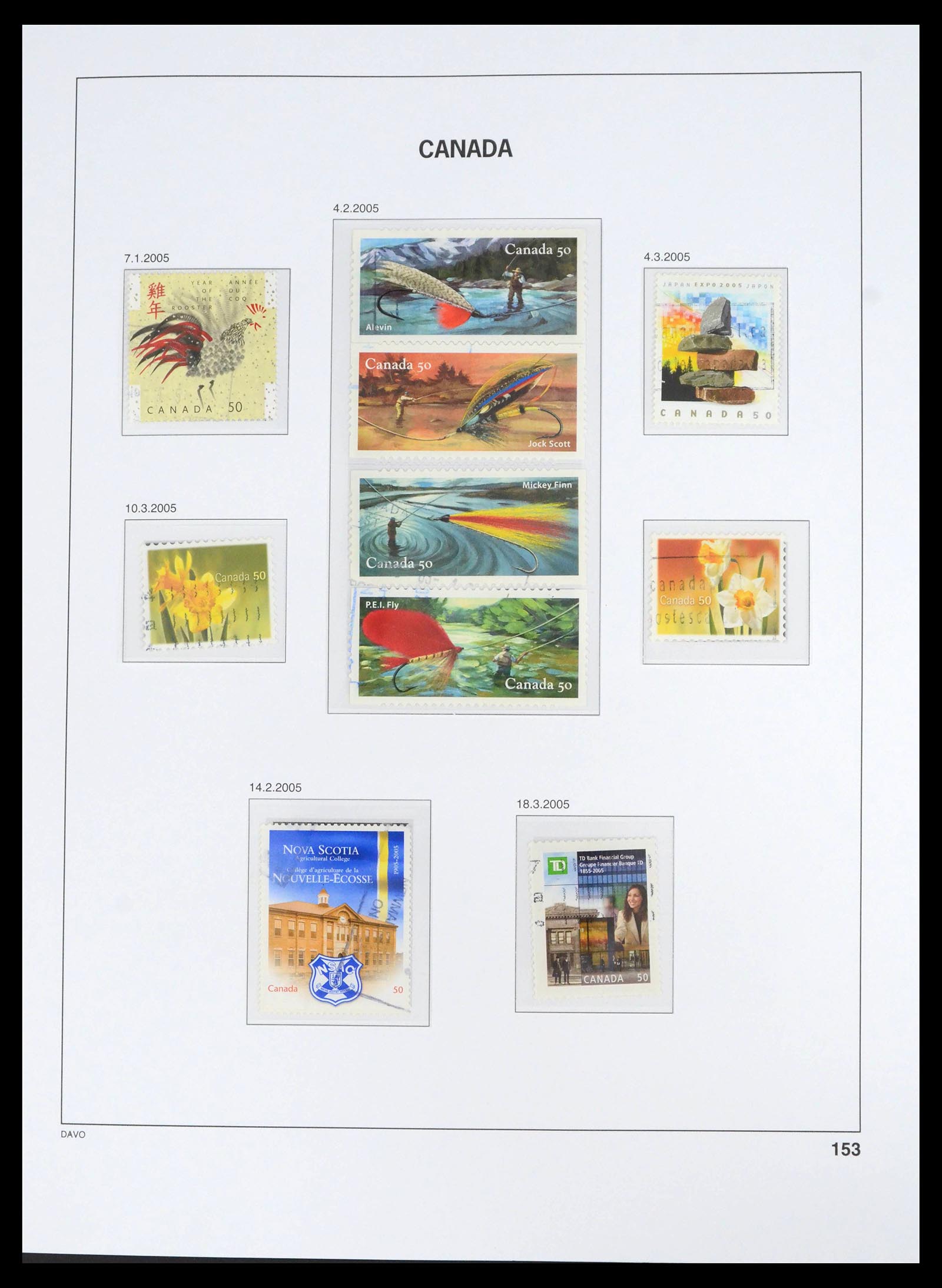 39614 0161 - Stamp collection 39614 Canada 1859-2006.