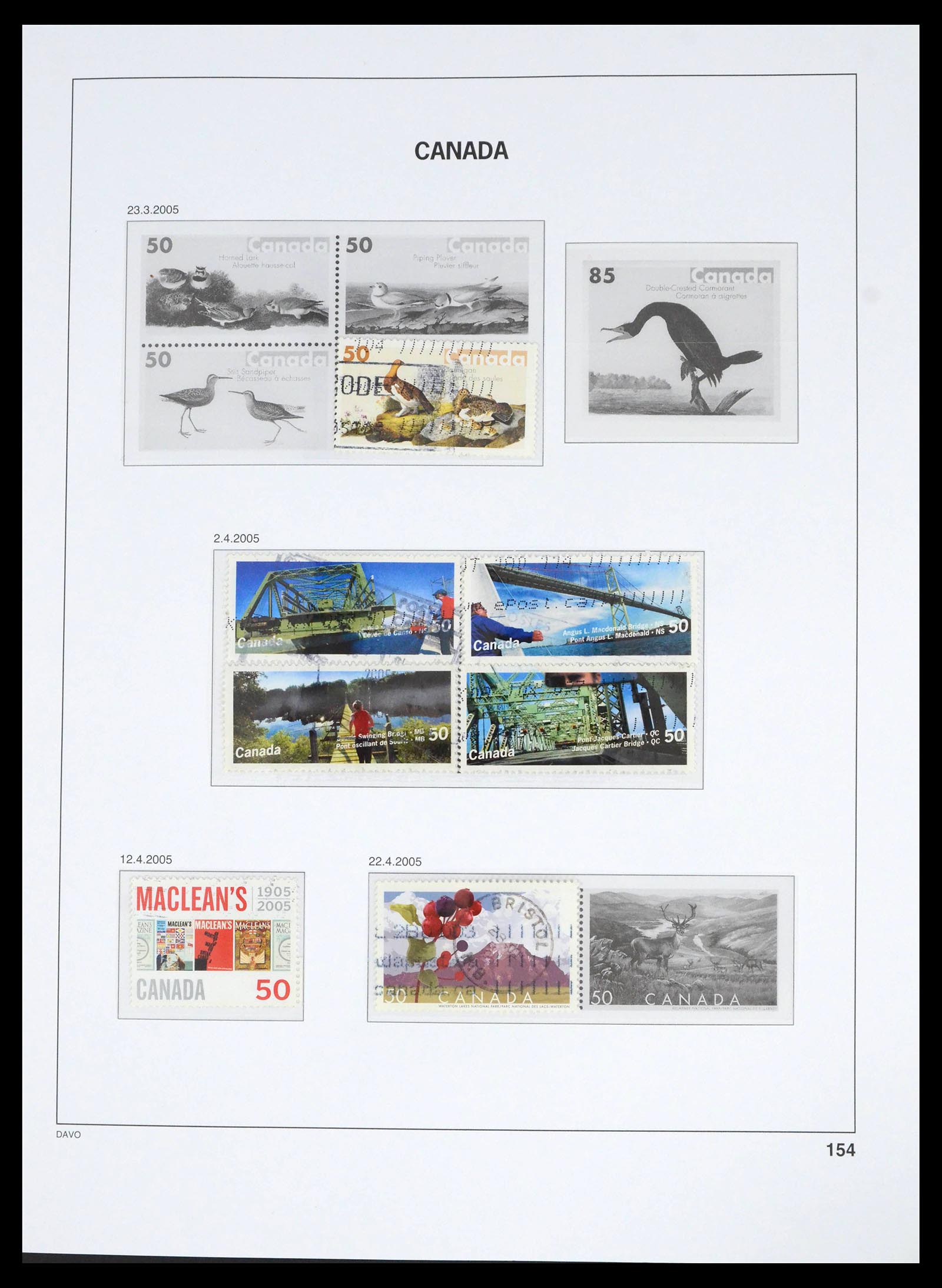 39614 0162 - Stamp collection 39614 Canada 1859-2006.