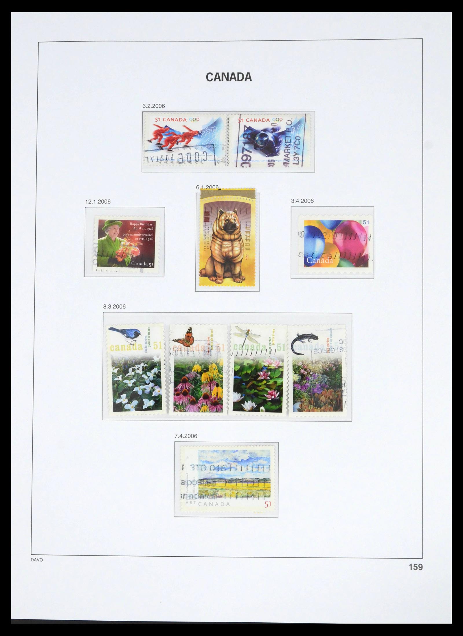 39614 0167 - Stamp collection 39614 Canada 1859-2006.