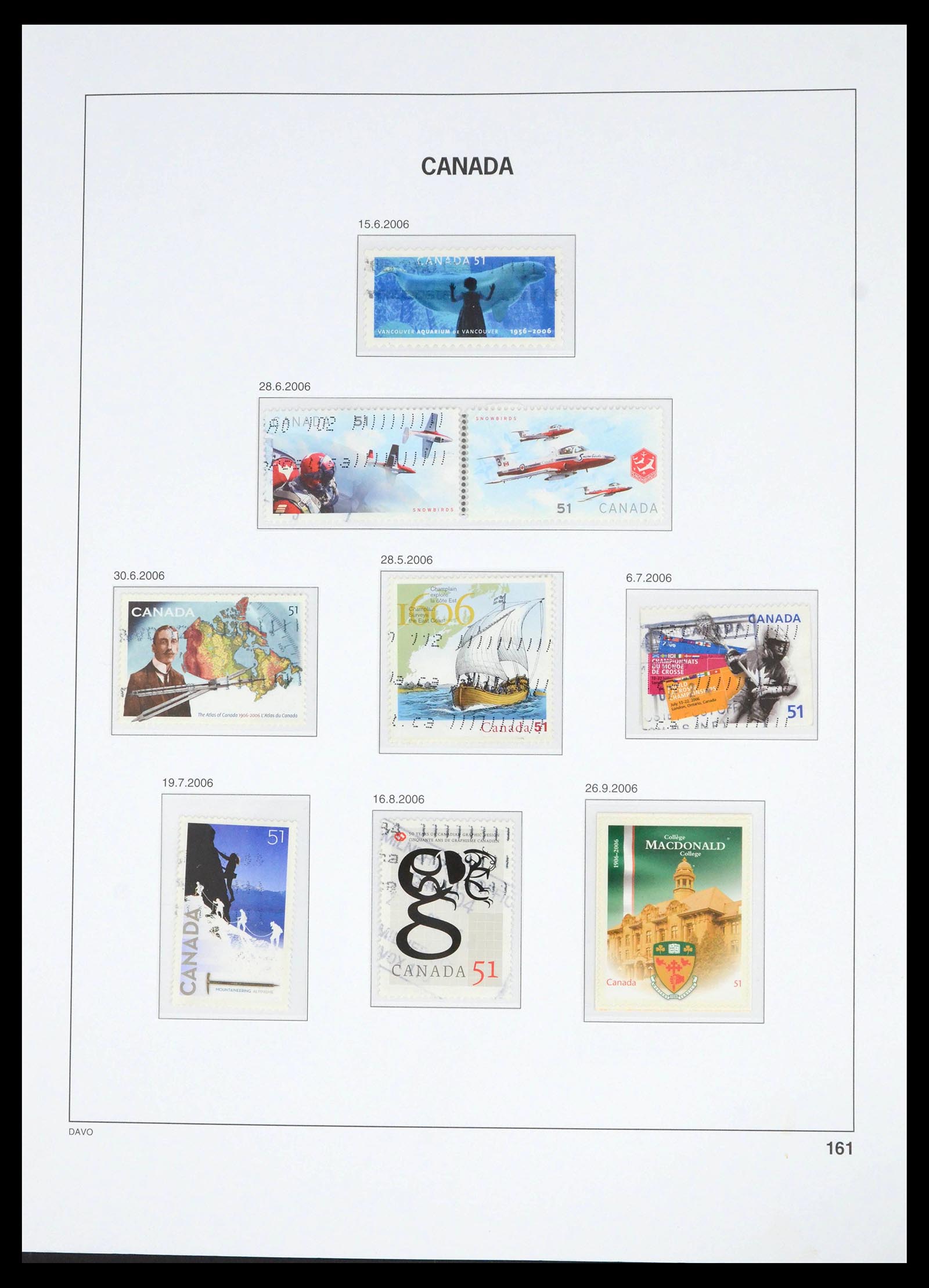 39614 0169 - Stamp collection 39614 Canada 1859-2006.