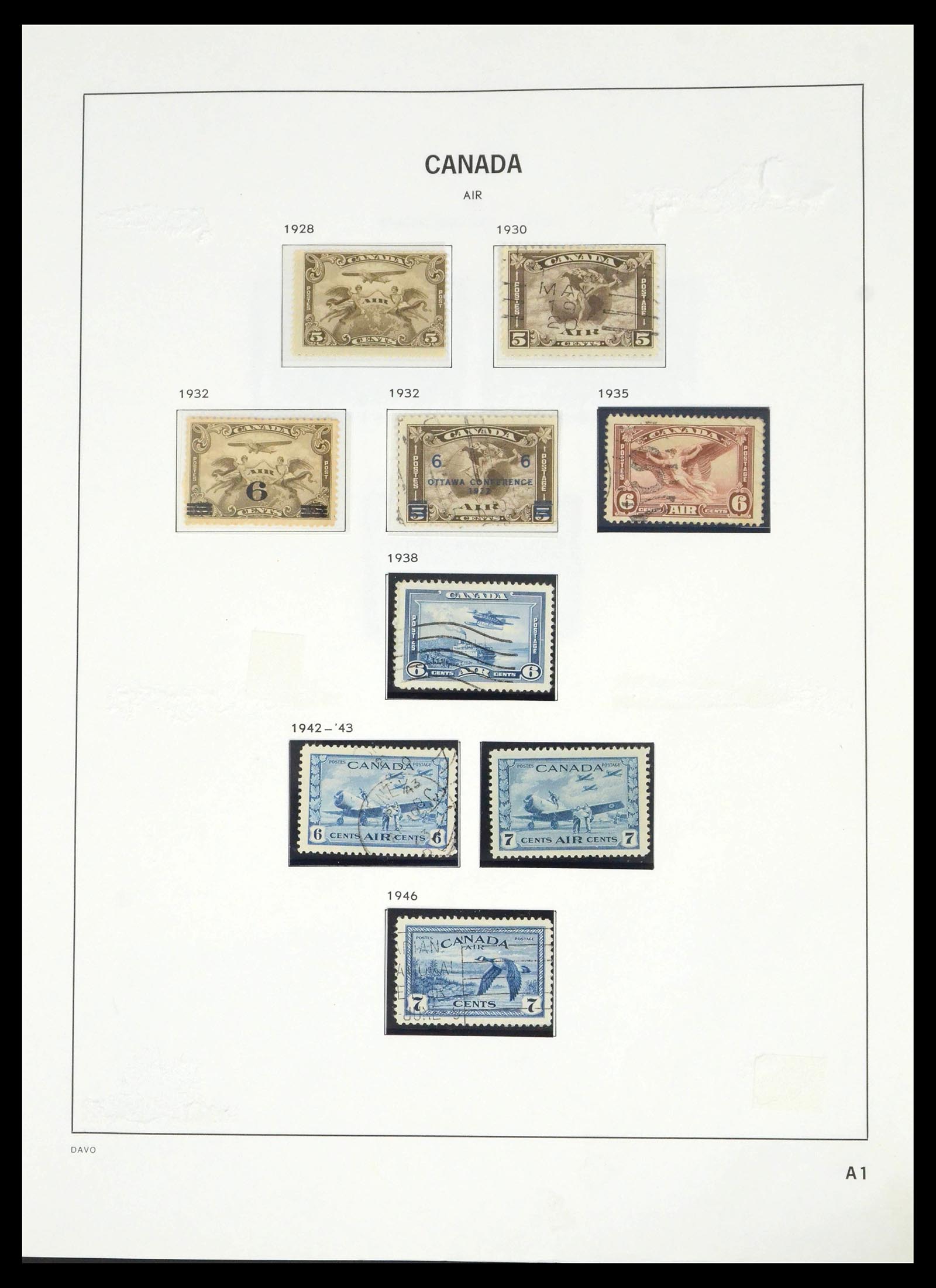 39614 0172 - Stamp collection 39614 Canada 1859-2006.