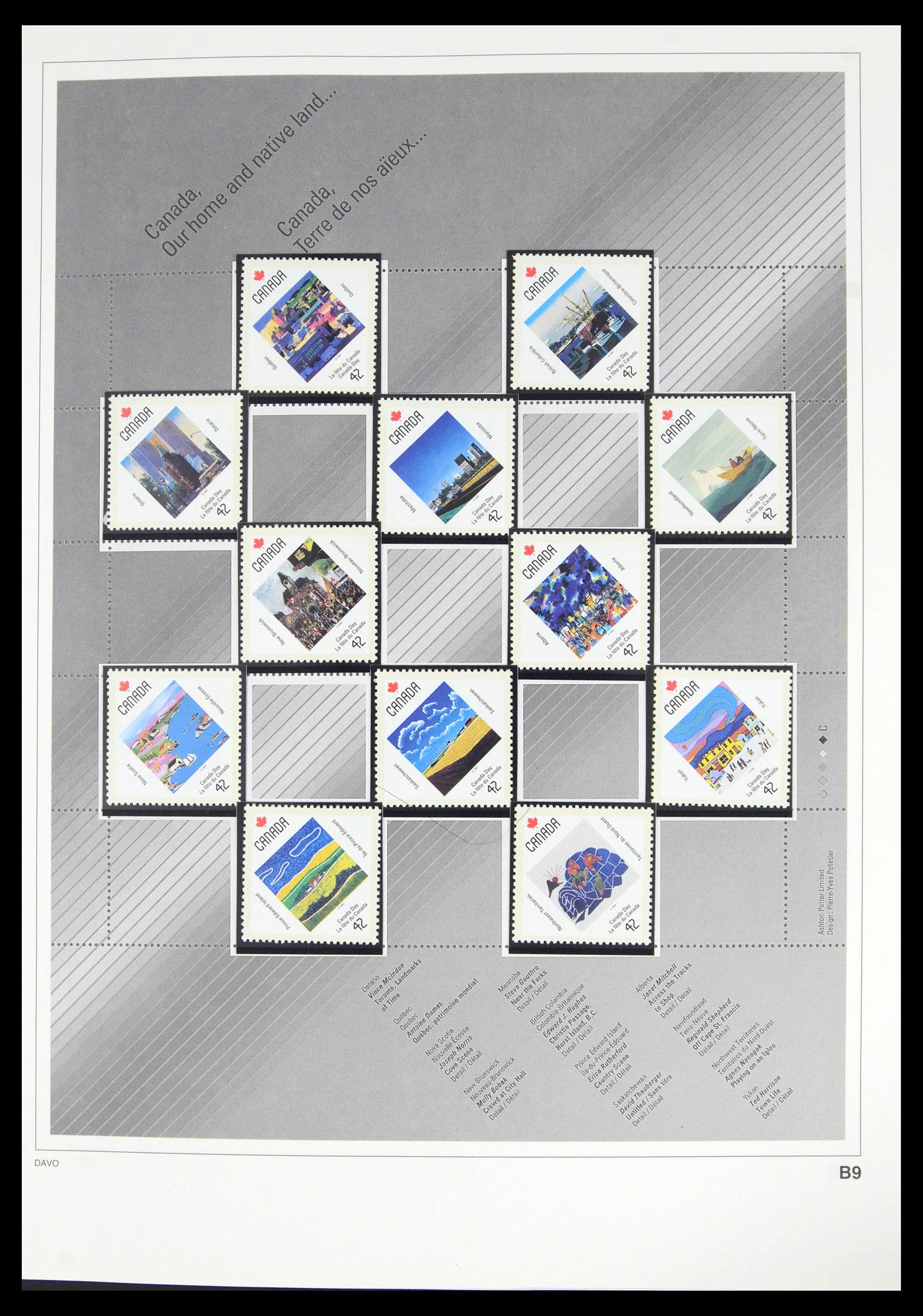 39614 0181 - Stamp collection 39614 Canada 1859-2006.