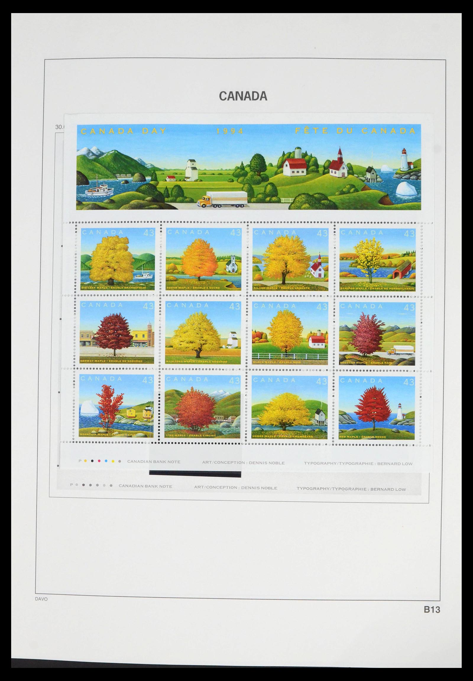 39614 0182 - Stamp collection 39614 Canada 1859-2006.